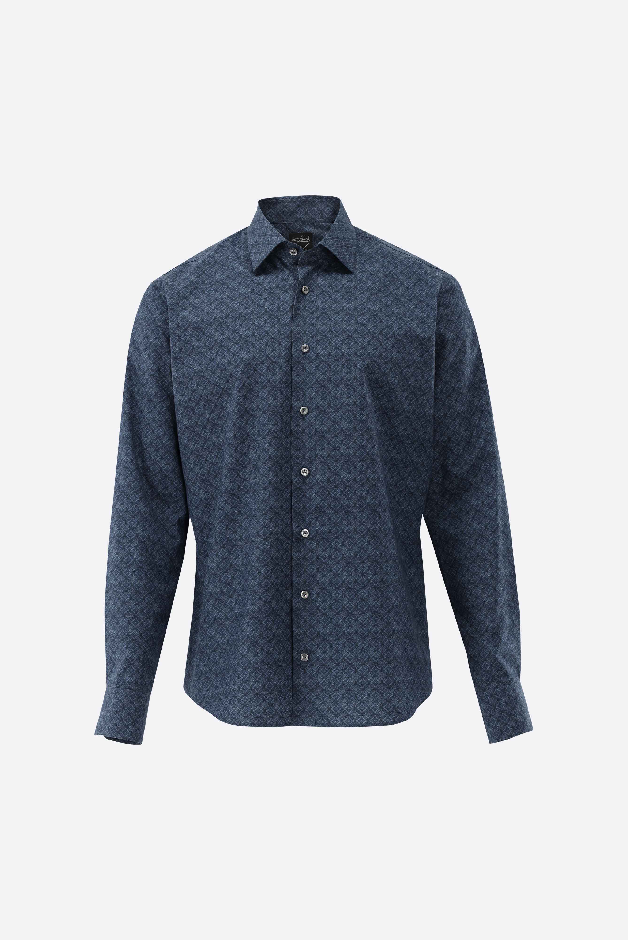 Hemd | mit Medaillon Druck Slim Fit