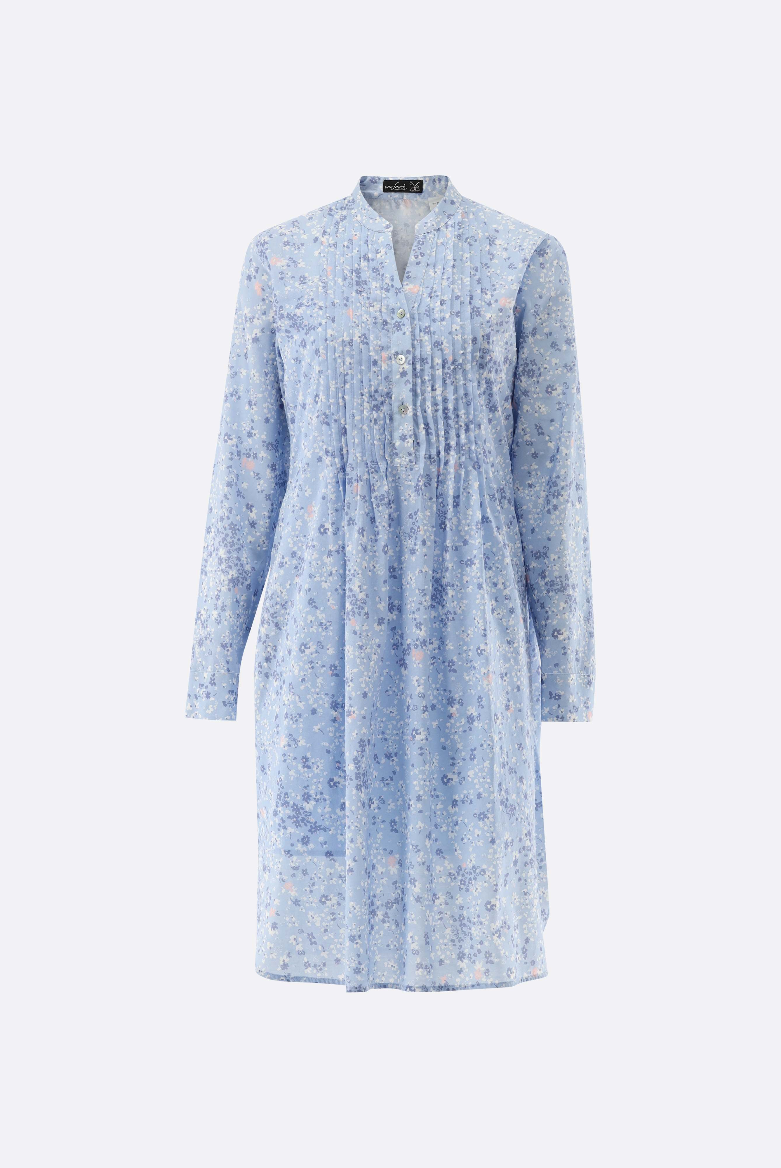 Kleid aus Baumwoll-Plumetis | mit Blumenmuster-Kleider & Röcke-Van Laack-OUTLET-ARCHIVIST-ARCHIVE-SALE