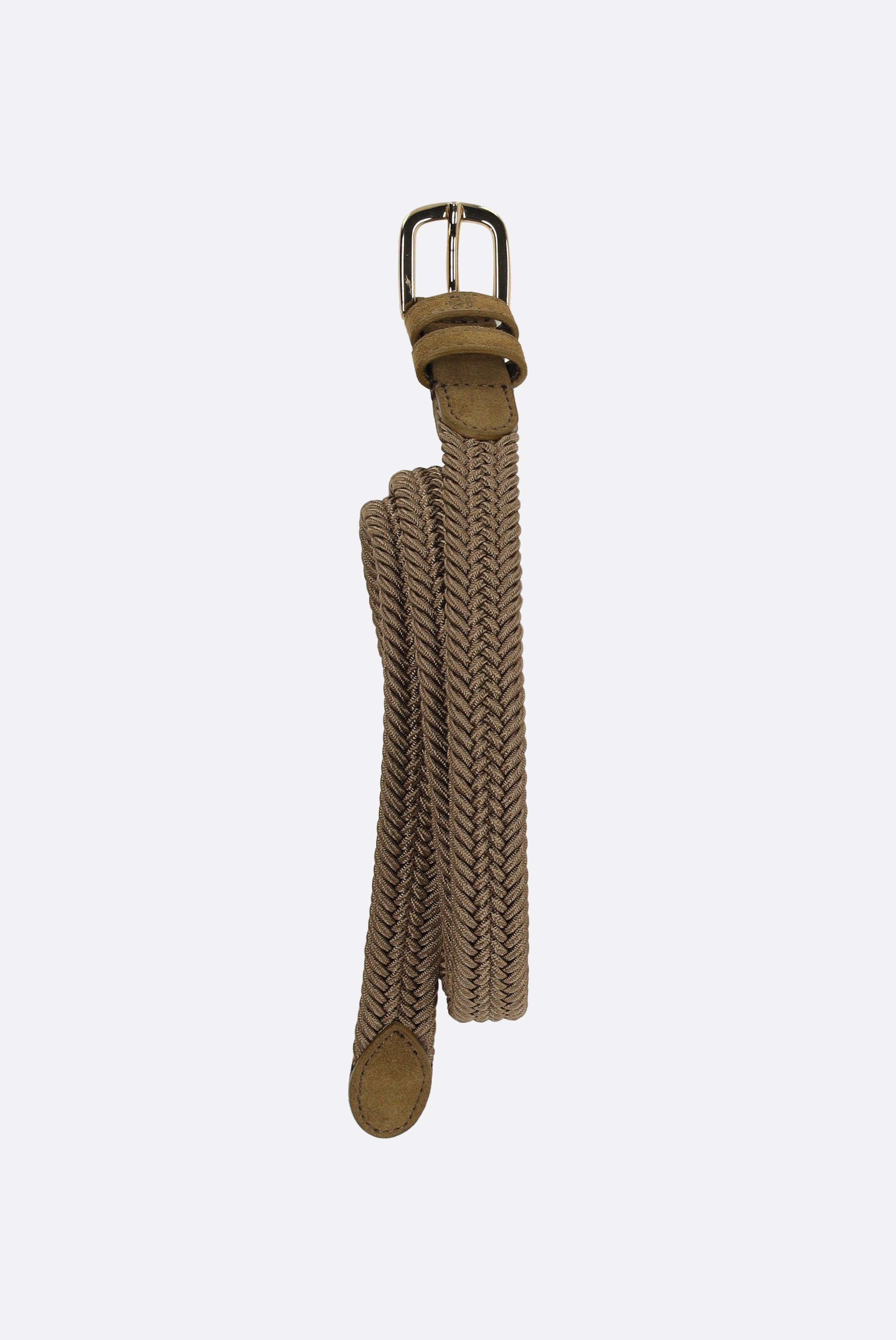 Flechtgürtel | aus elastischem Material-Accessoires-Van Laack-OUTLET-Beige/Braun-75-ARCHIVIST-ARCHIVE-SALE