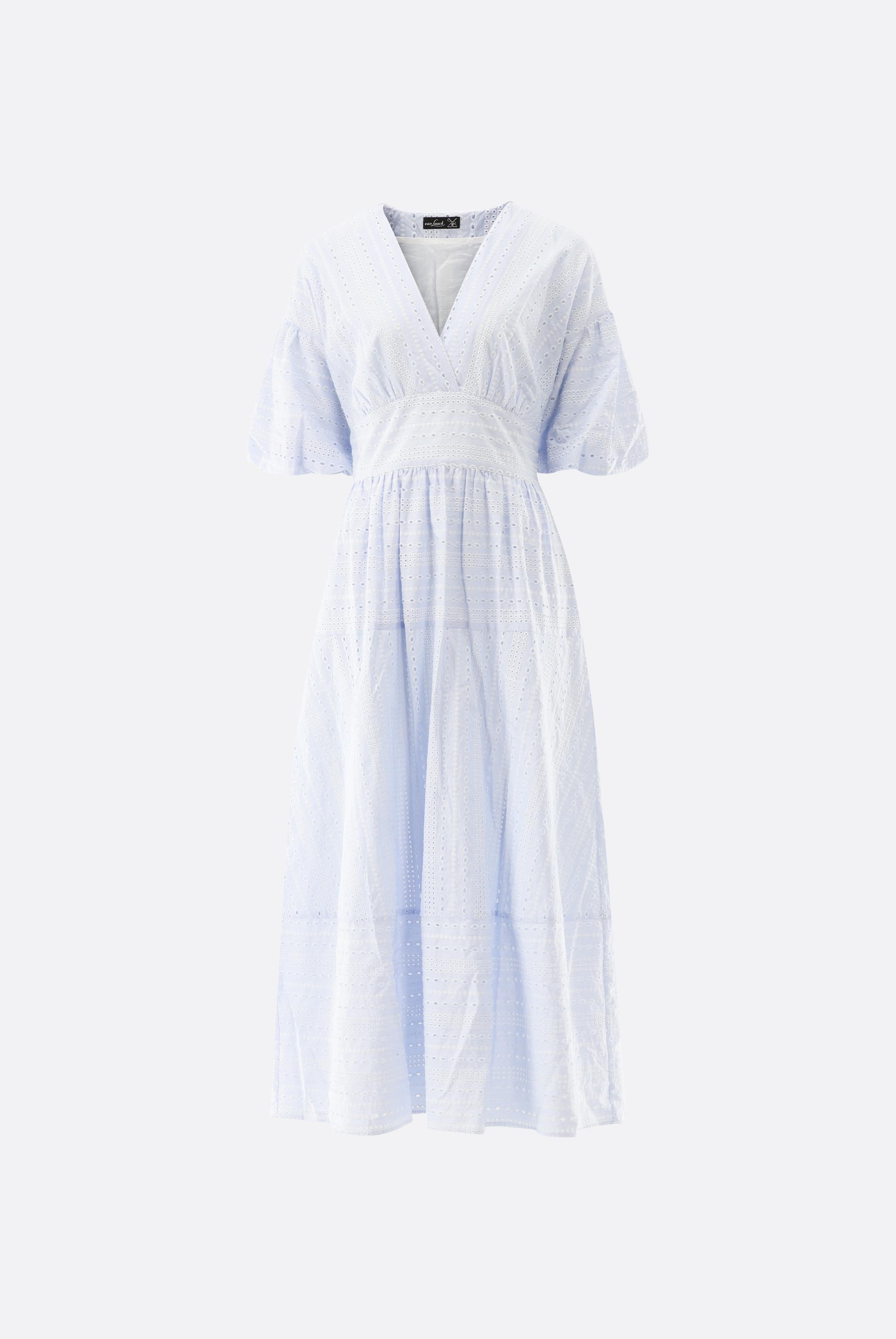 Midikleid | mit Lochstickerei-Kleider & Röcke-Van Laack-OUTLET-ARCHIVIST-ARCHIVE-SALE