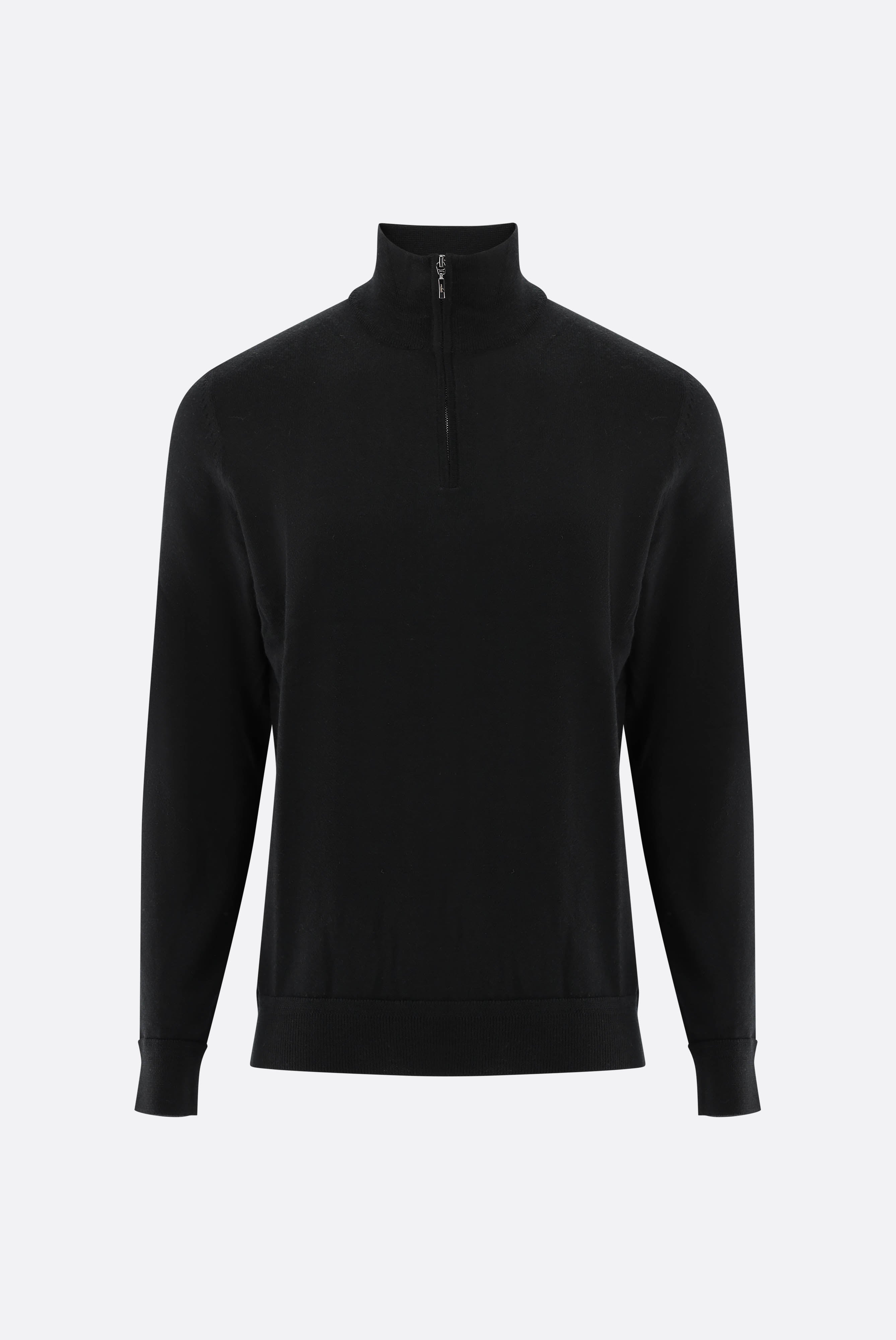 Troyer | aus merzerisierter Merinowolle mit Farbdetail-Strick & Pullover-Van Laack-OUTLET-ARCHIVIST-ARCHIVE-SALE