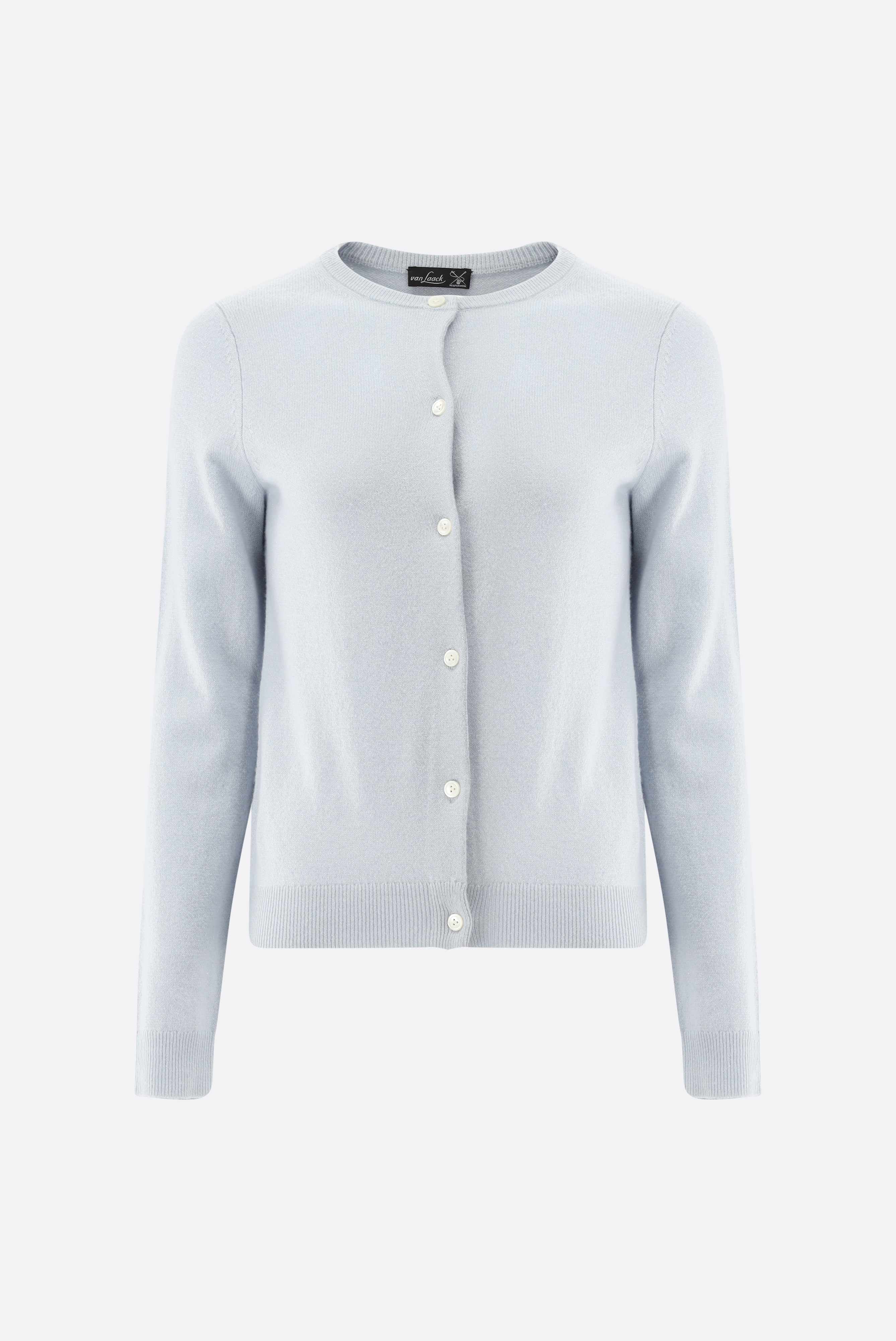 Van Laack-Strickjacke | aus Kaschmir mit Rundhalsausschnitt-Jacken & Mäntel-Black-Deal-Outlet-by-ARCHIVIST