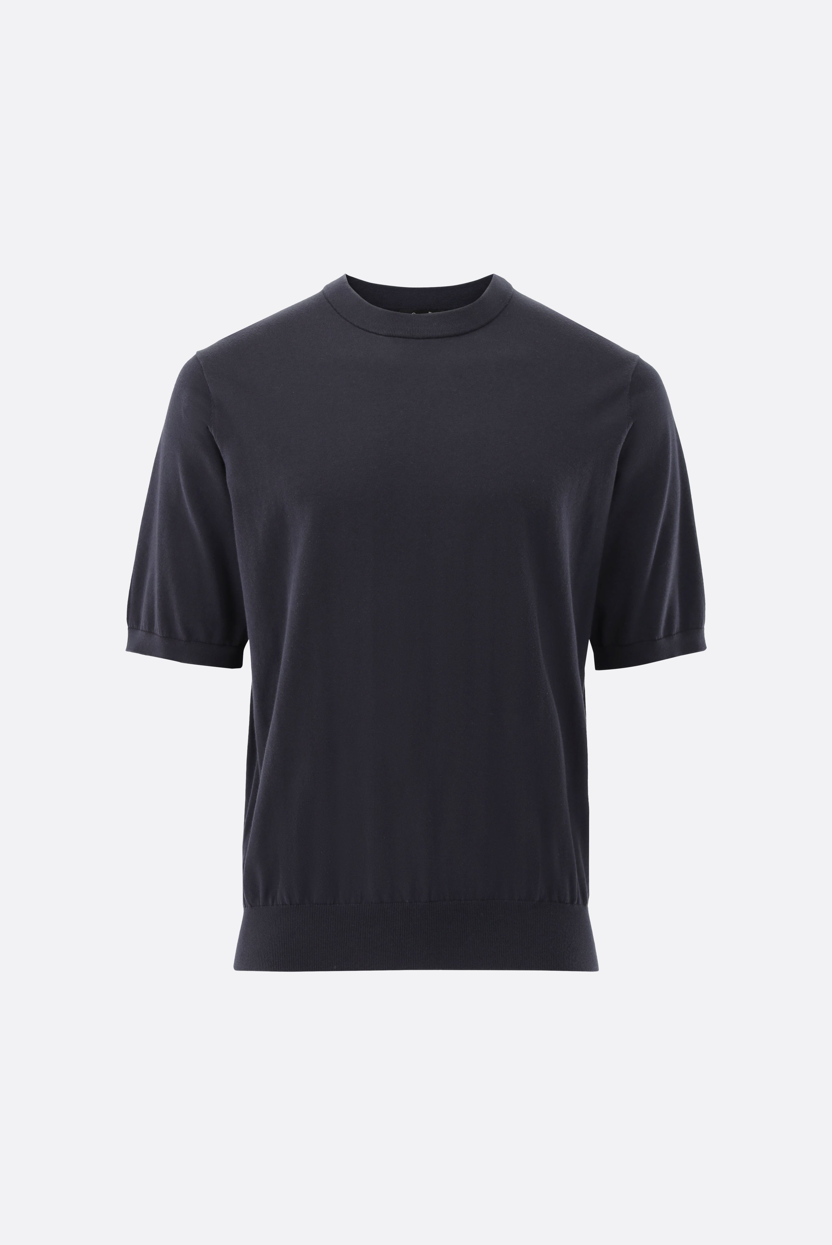 Strick T-Shirt | mit Baumwolle und Seide
