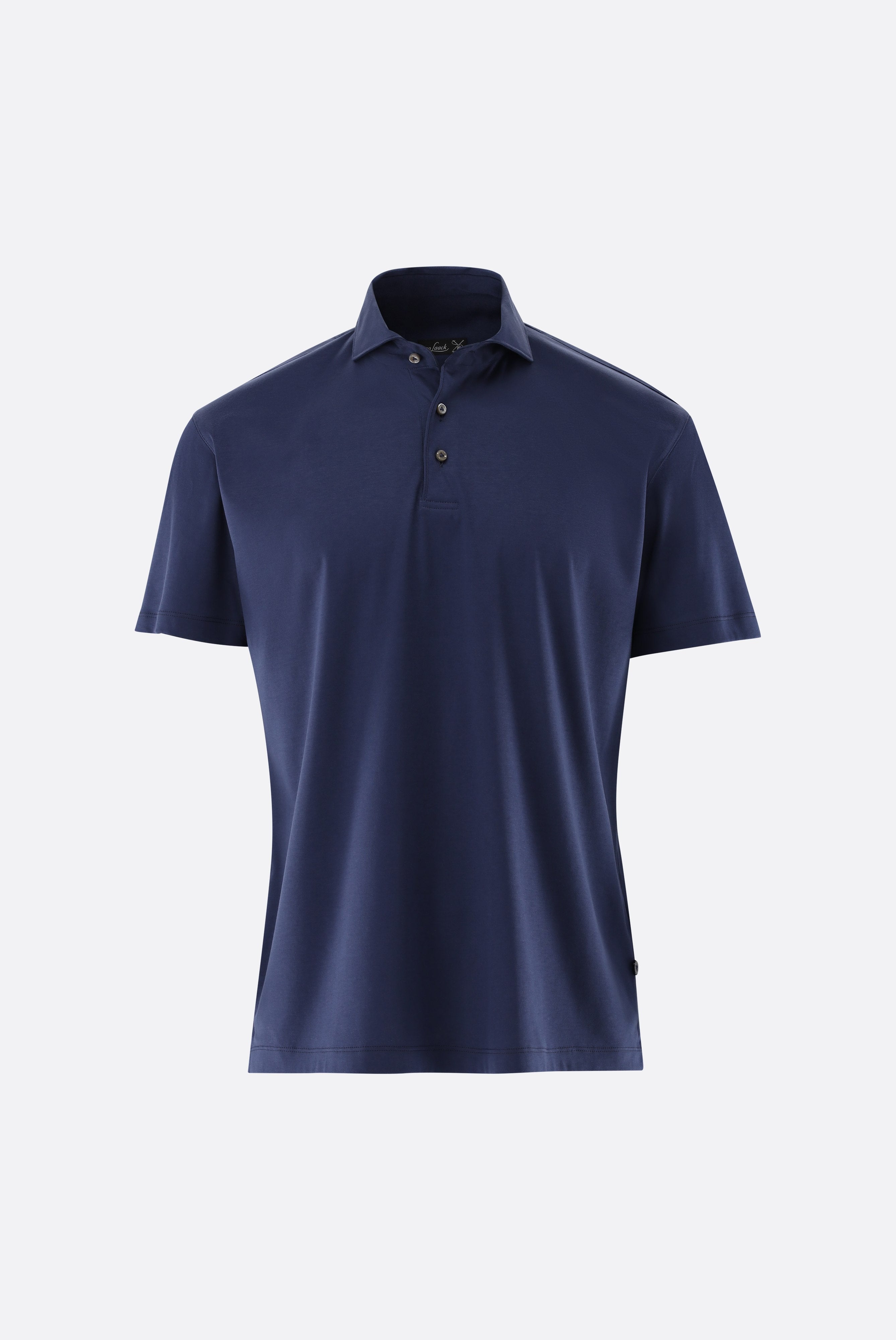 Poloshirt | aus Schweizer Baumwolle-Hemden & Blusen-Van Laack-OUTLET-blau rot/rose-M-ARCHIVIST-ARCHIVE-SALE