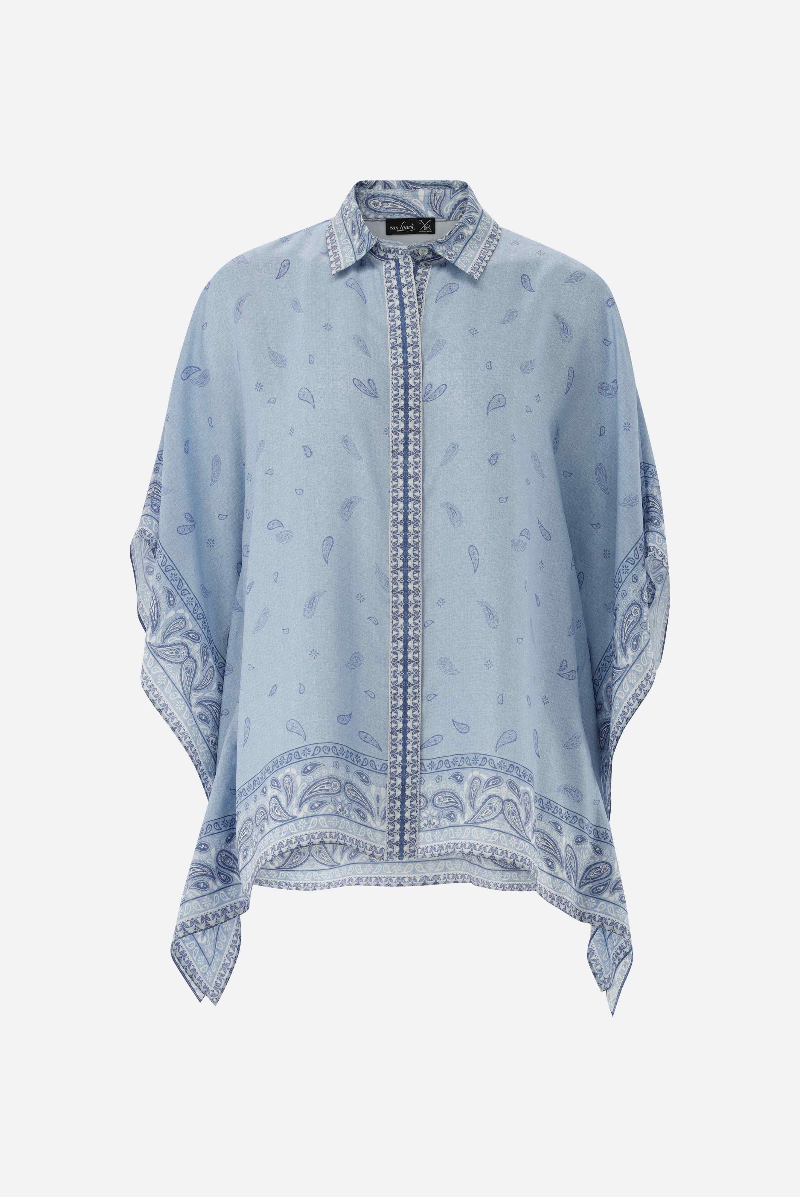 Van Laack-Tunika | aus Seide mit Bandana-Druck-Hemden & Blusen-Black-Deal-Outlet-by-ARCHIVIST