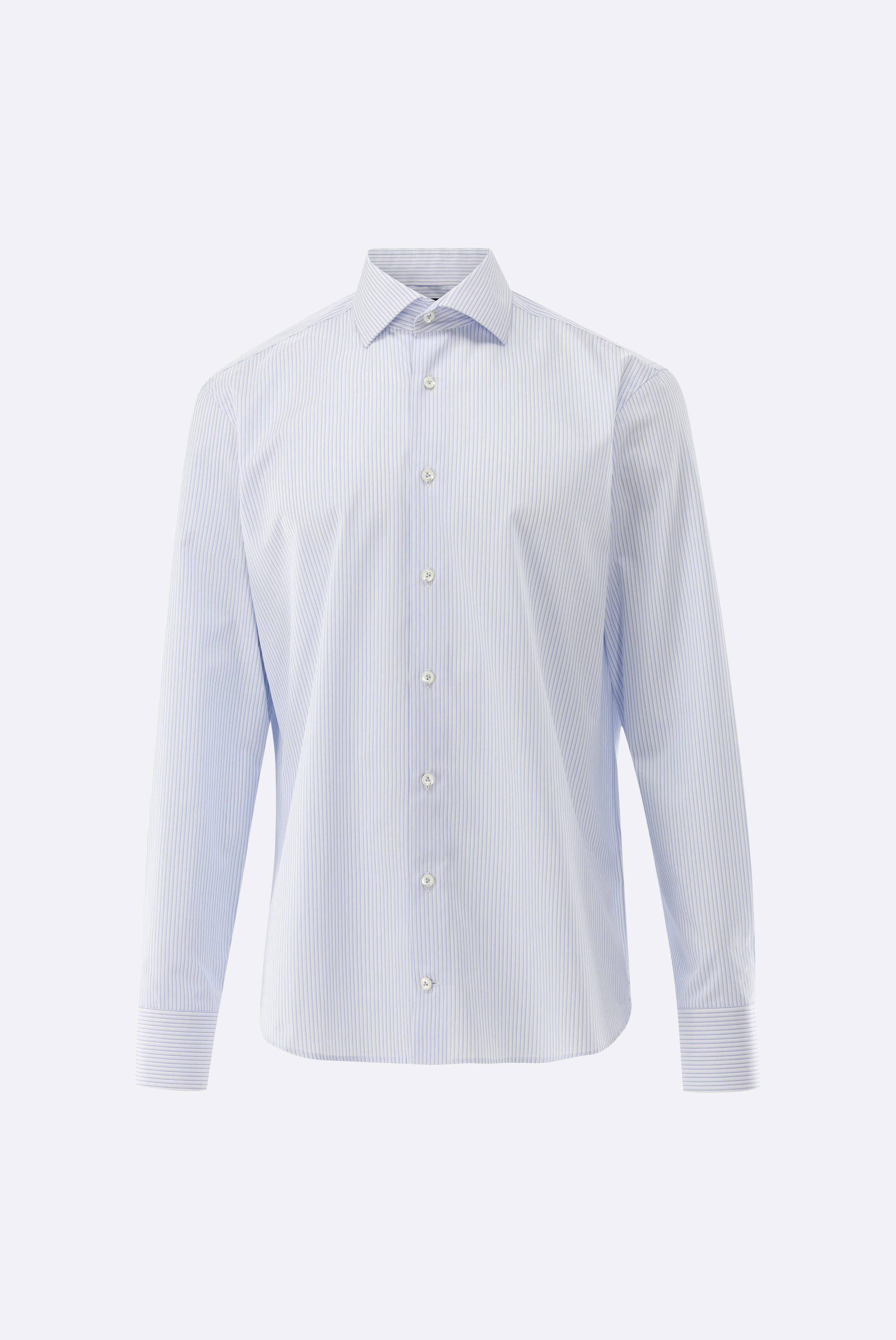 Gestreiftes Businesshemd | aus Twill Gewebe Slim Fit