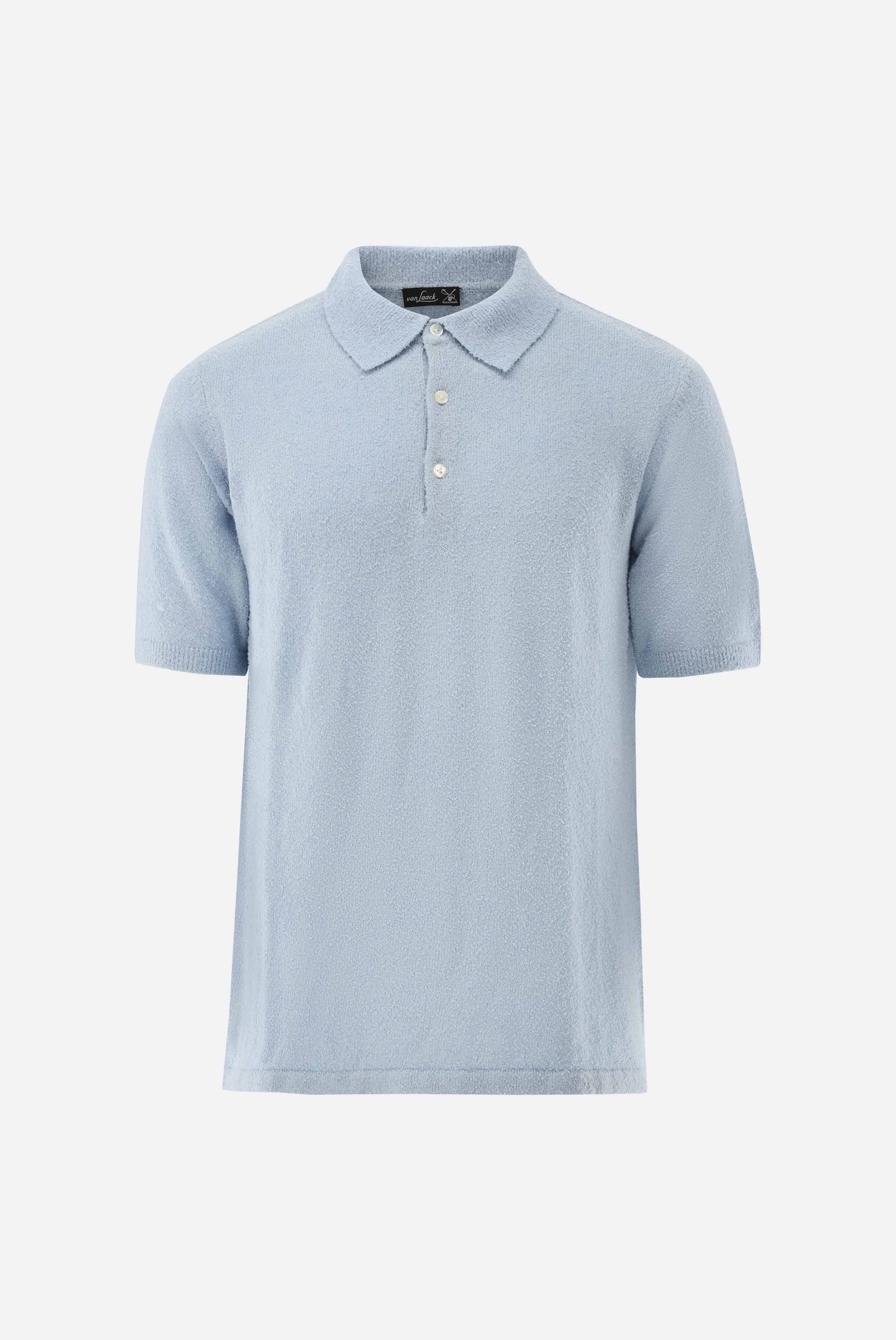 Poloshirt | aus Bouclé-Strick