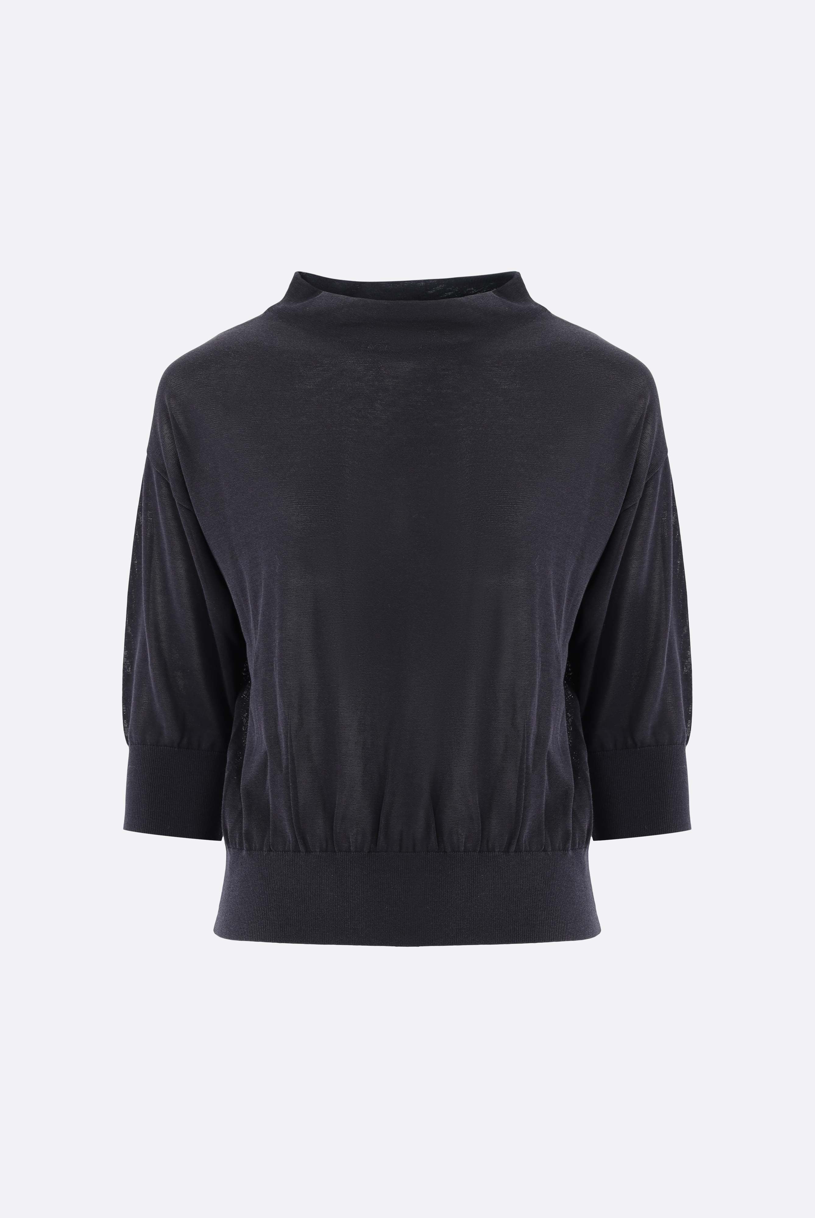 Pullover | mit Stehkragen-Strick & Pullover-Van Laack-OUTLET-blau/rot-S-ARCHIVIST-ARCHIVE-SALE