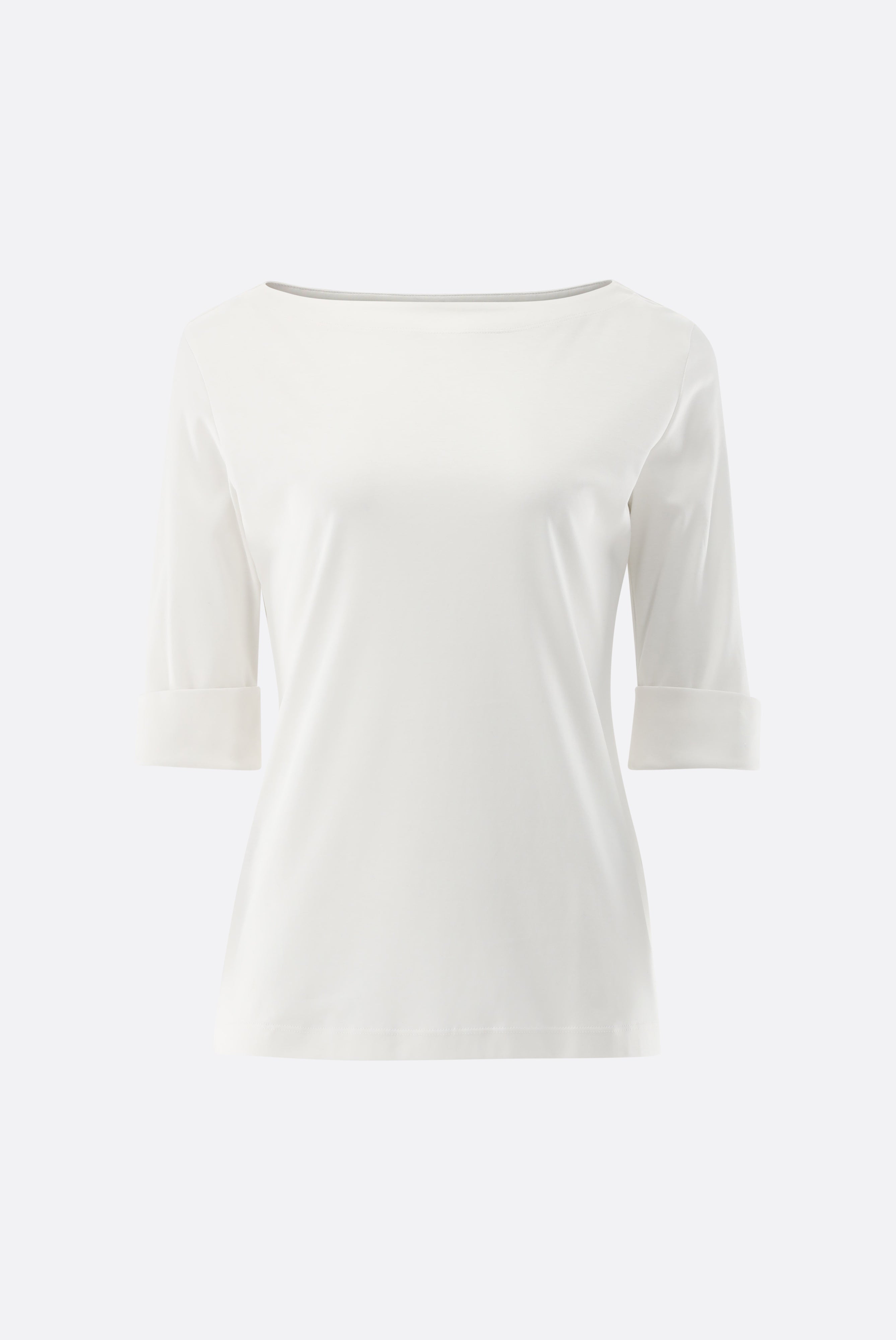 T-Shirt | mit U-Boot Ausschnitt und Halbarm von van Laack-Hemden & Blusen-Van Laack-OUTLET-ARCHIVIST-ARCHIVE-SALE