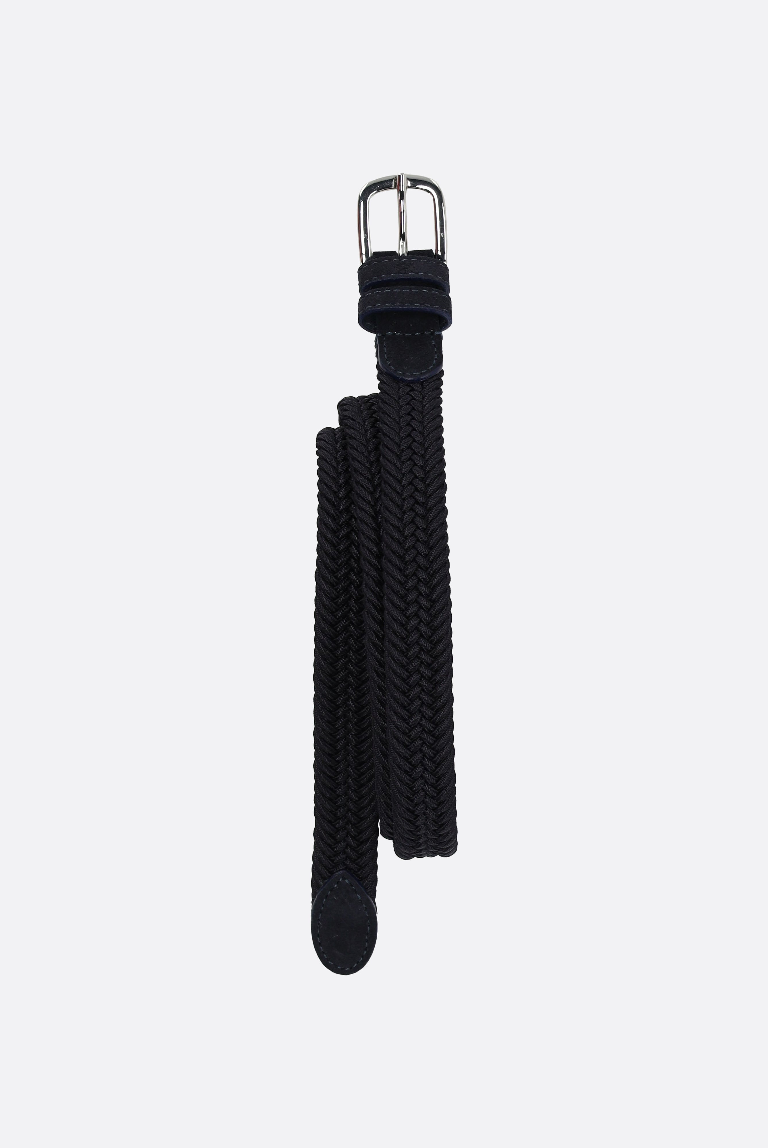 Flechtgürtel | aus elastischem Material-Accessoires-Van Laack-OUTLET-navy-75-ARCHIVIST-ARCHIVE-SALE