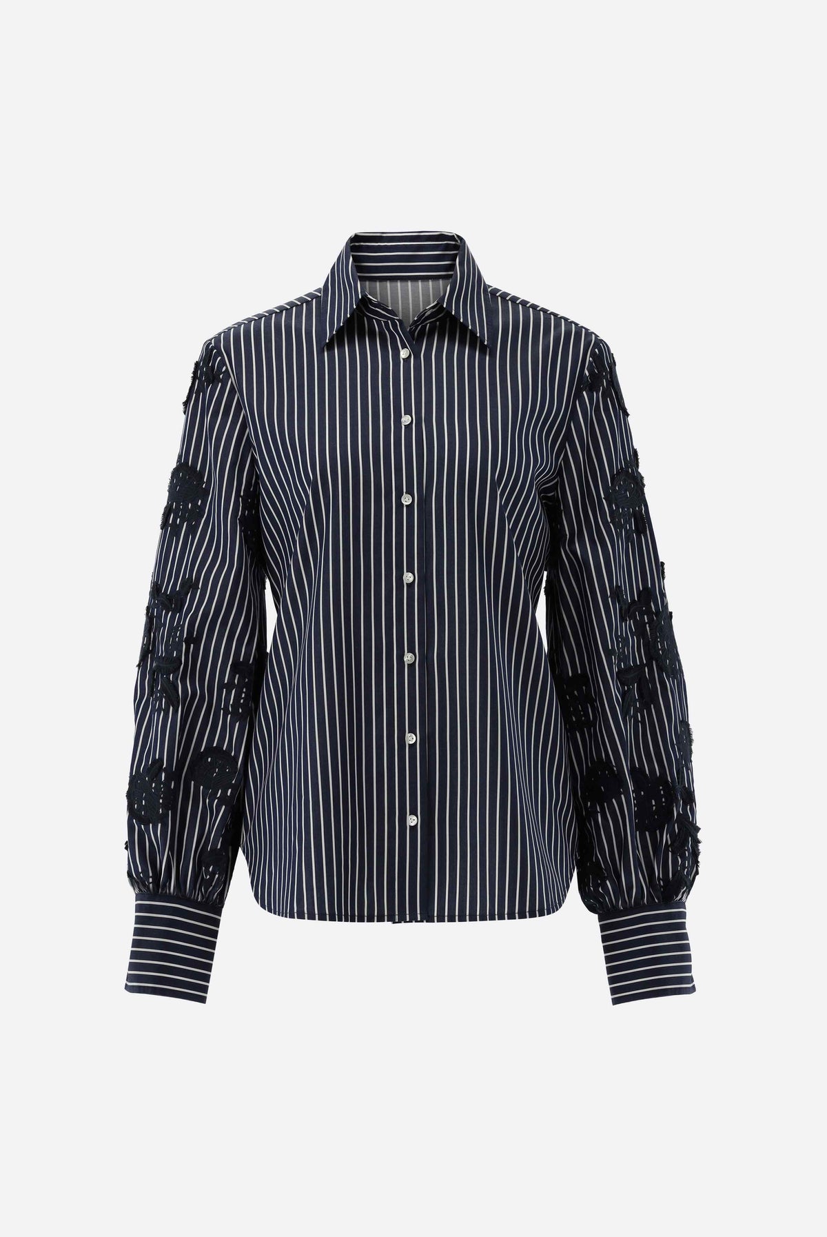 vL-Cellina-E-Hemden & Blusen-Van Laack-OUTLET-Blau beige/braun-36-ARCHIVIST-ARCHIVE-SALE