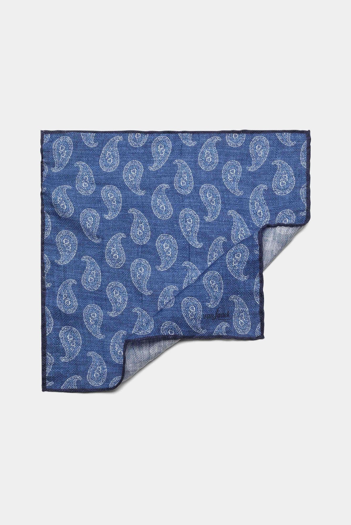 Van Laack-Herren Einstecktuch mit Paisley-Muster Blau-Accessoires-Black-Deal-Outlet-by-ARCHIVIST