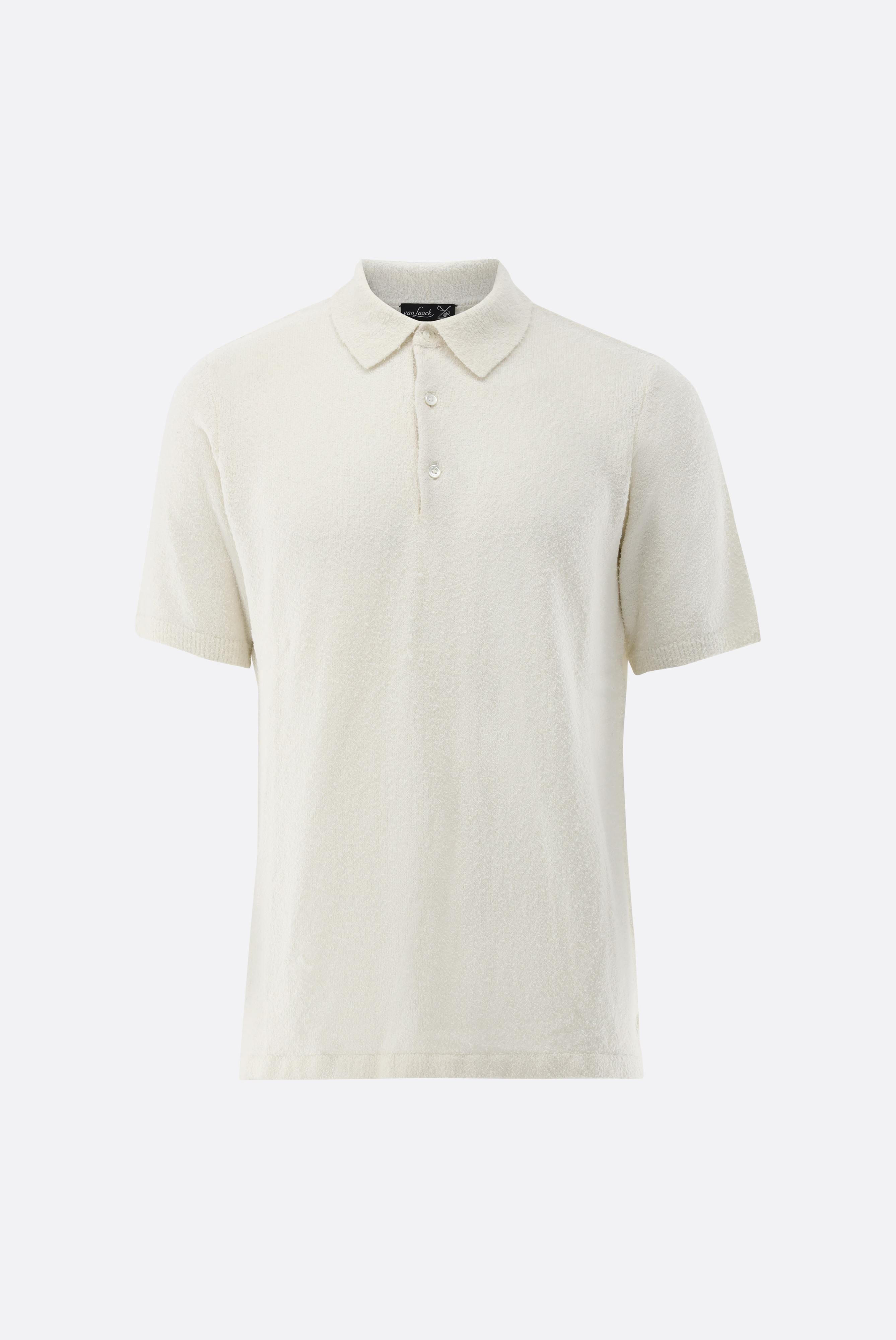 Poloshirt | aus Bouclé-Strick