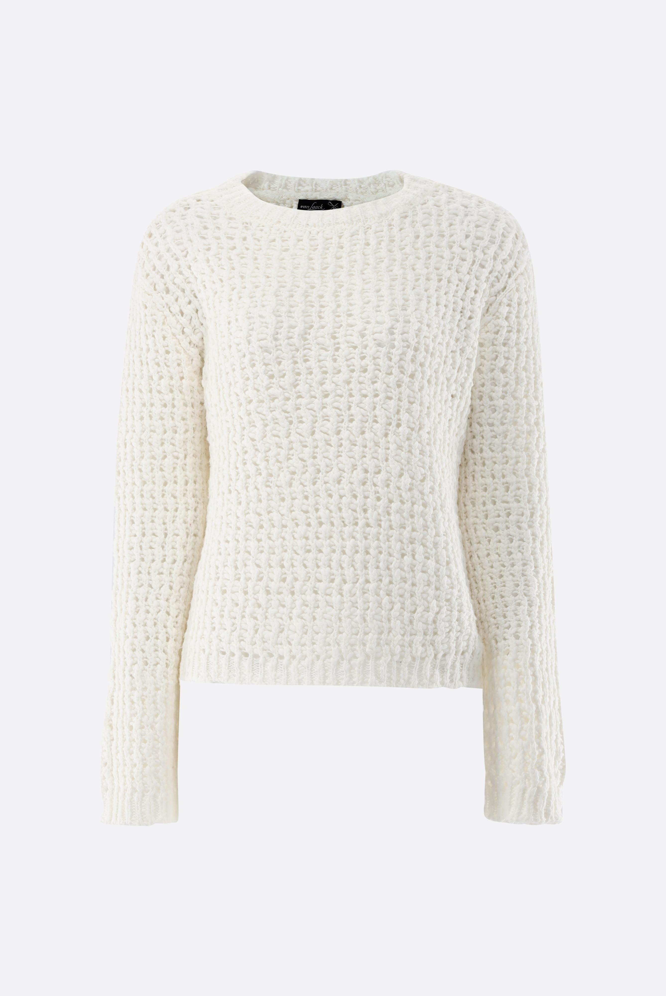 Rundhalspullover | aus Teddy-Strick