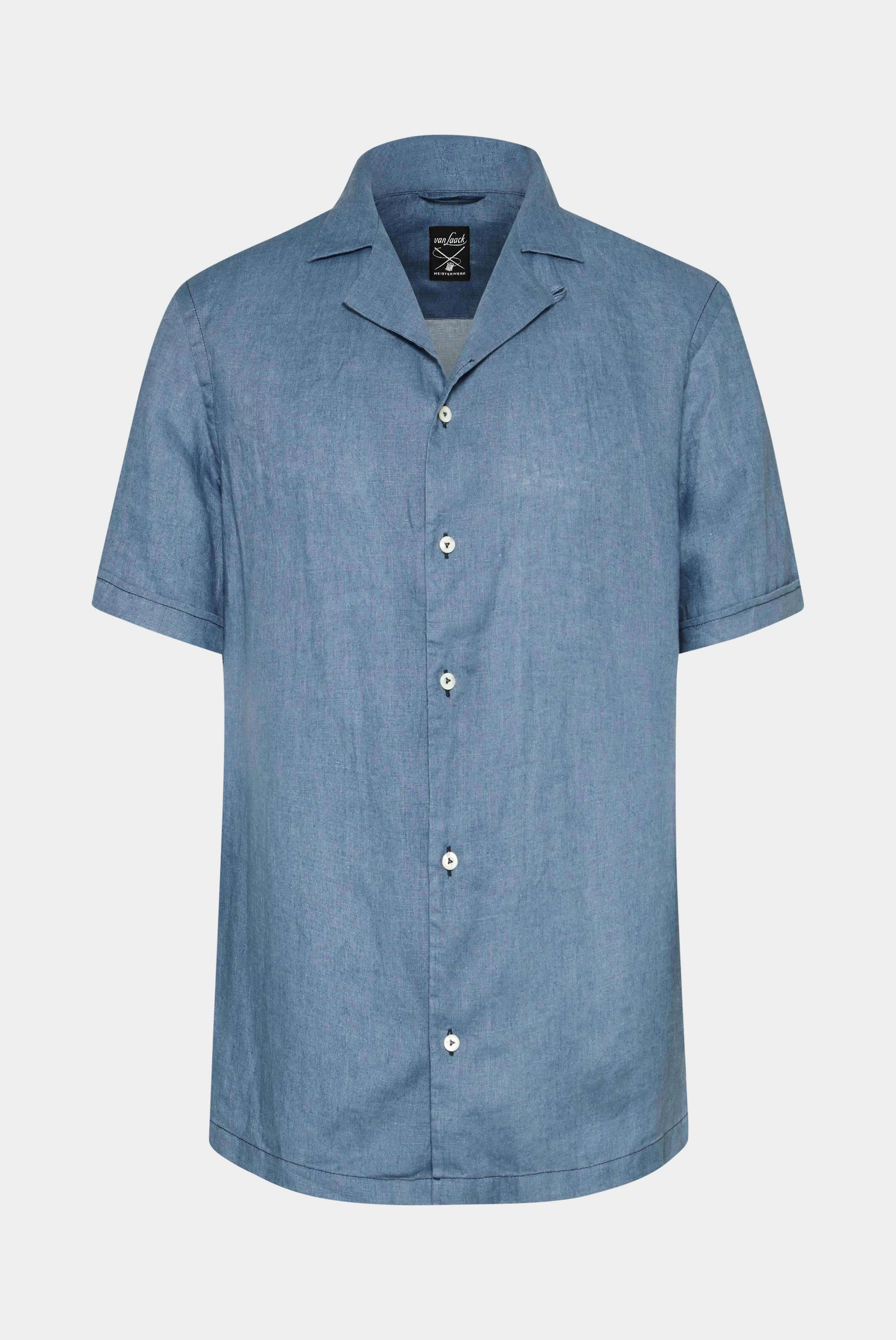 Van Laack-Leinenhemd mit Reverskragen und kastiger Passform Weiß-Hemden & Blusen-Black-Deal-Outlet-by-ARCHIVIST