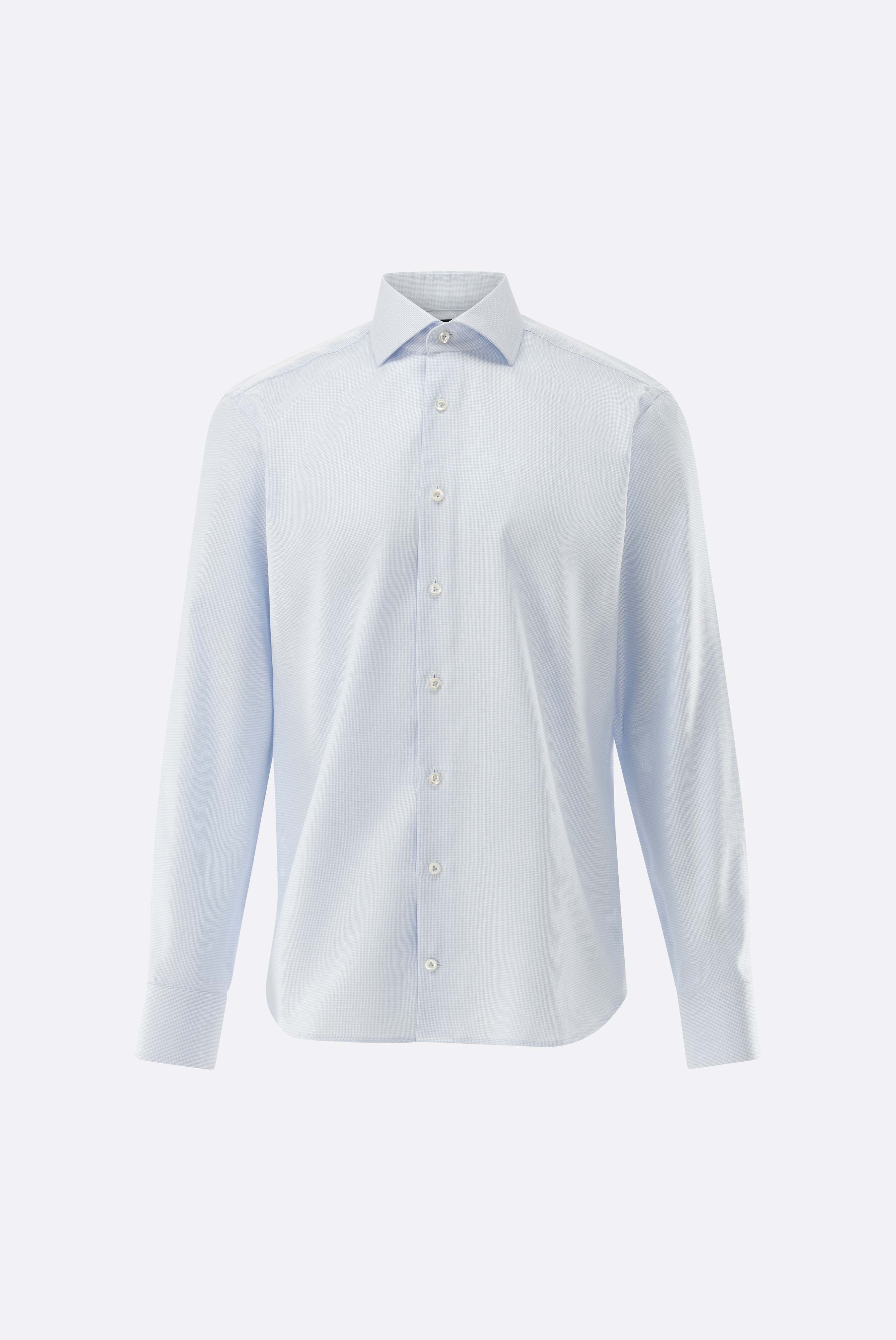 Natté Hemd | mit Haifischkragen Slim Fit