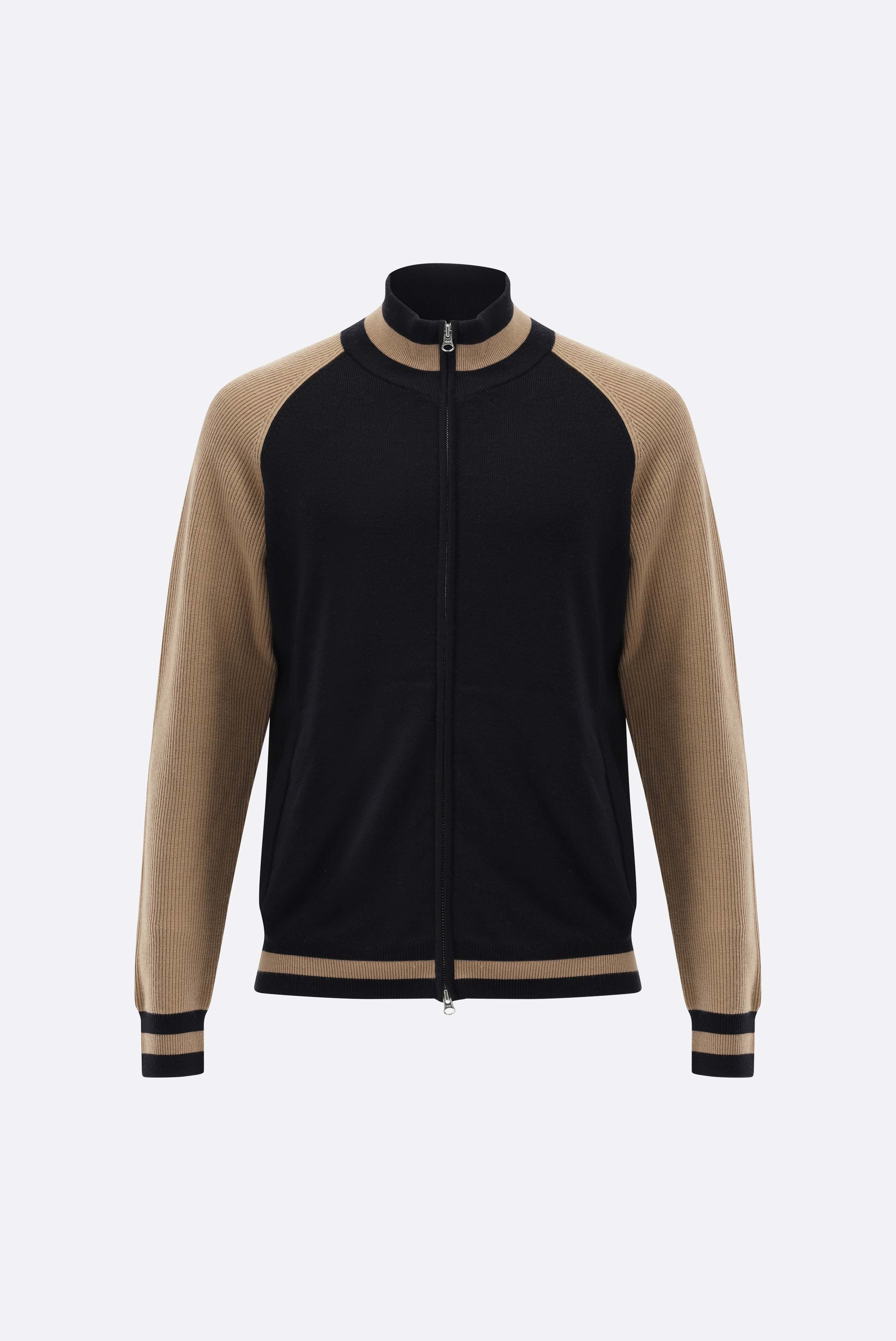 Collegejacke | aus Merino Strick-Jacken & Mäntel-Van Laack-OUTLET-ARCHIVIST-ARCHIVE-SALE