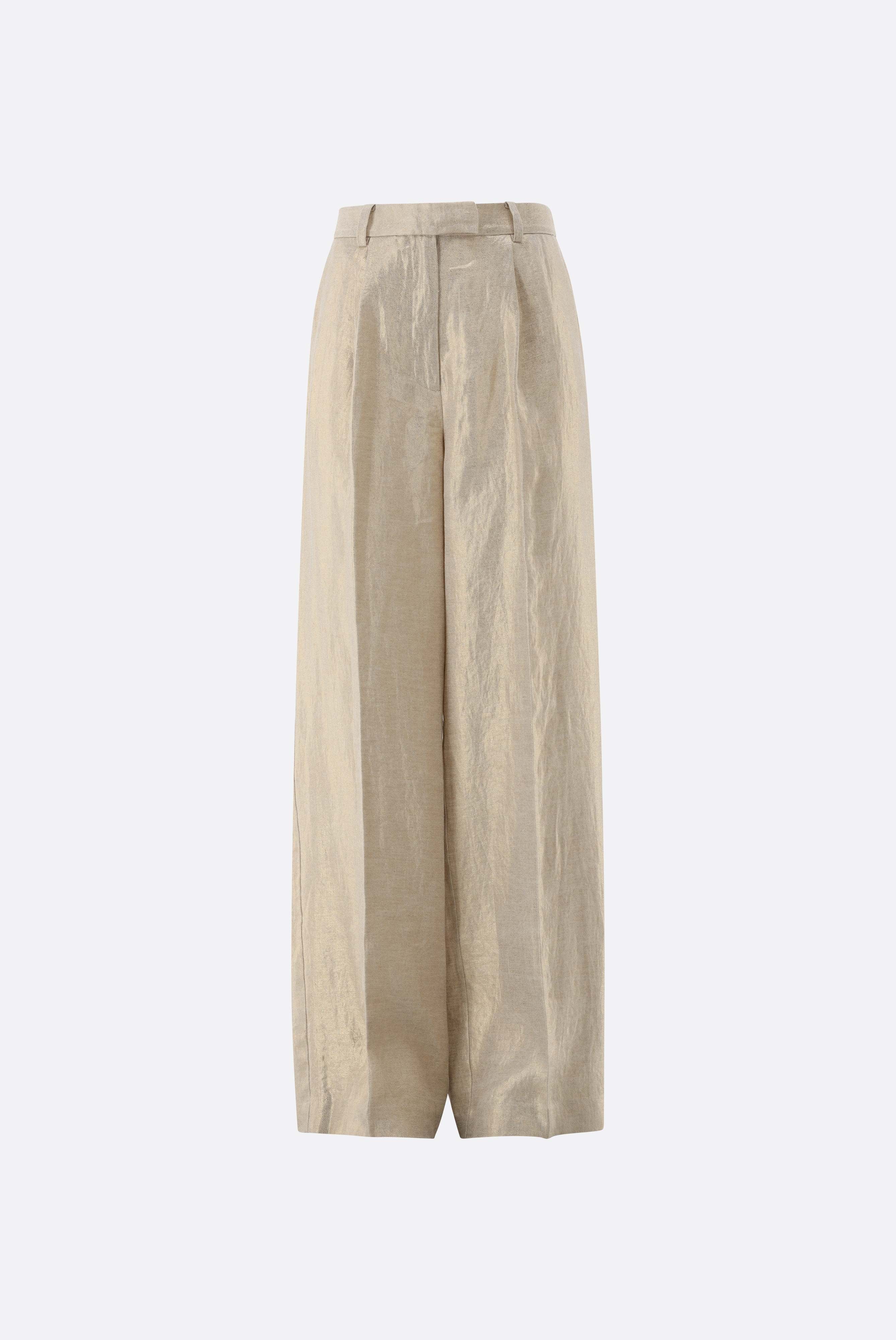 Hose | mit weitem Bein und Glitzer-Effekt-Hosen-Van Laack-OUTLET-ARCHIVIST-ARCHIVE-SALE