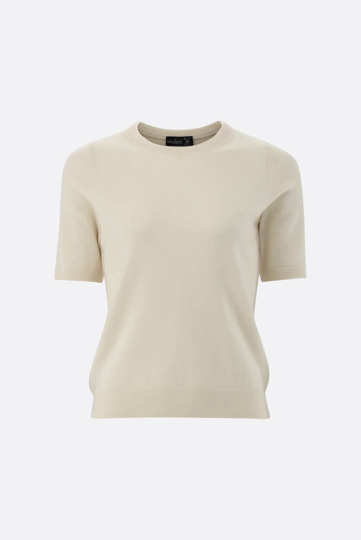 T-Shirt | gestrickt aus Kaschmir-UNDEFINIERT-Van Laack-OUTLET-ARCHIVIST-ARCHIVE-SALE