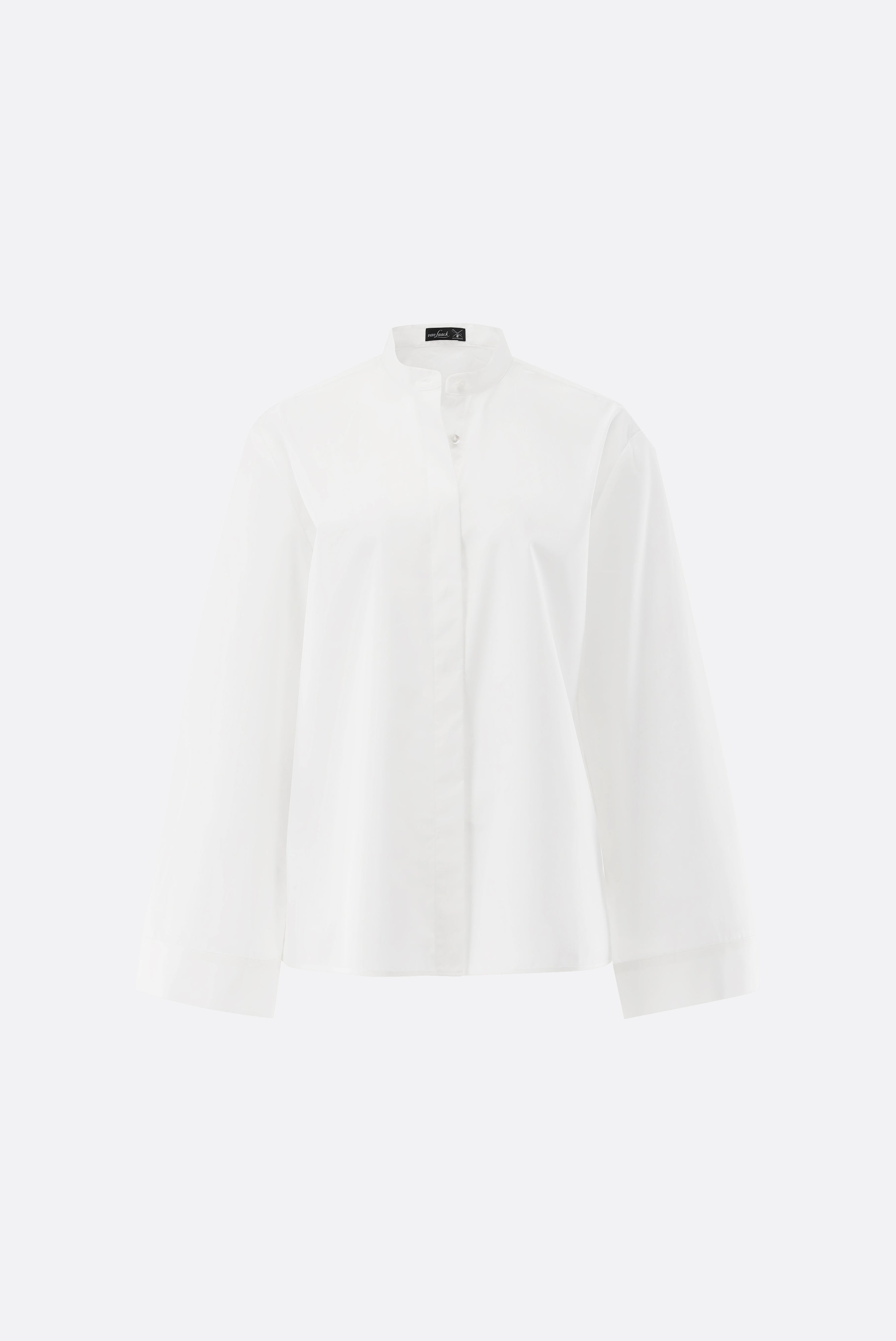 Bluse | Oversized mit Stehkragen