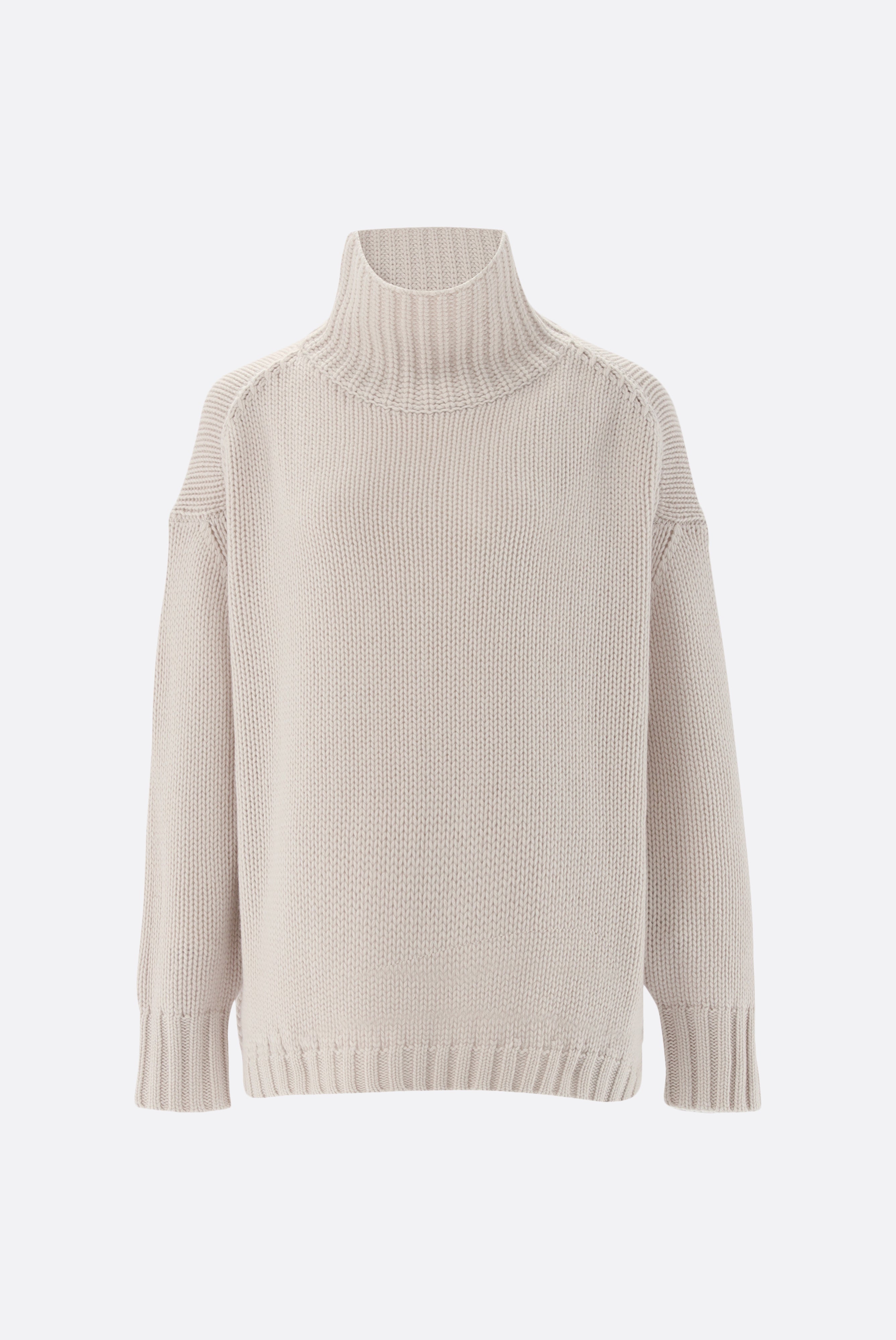 Rollkragenpullover | oversized mit Kaschmir