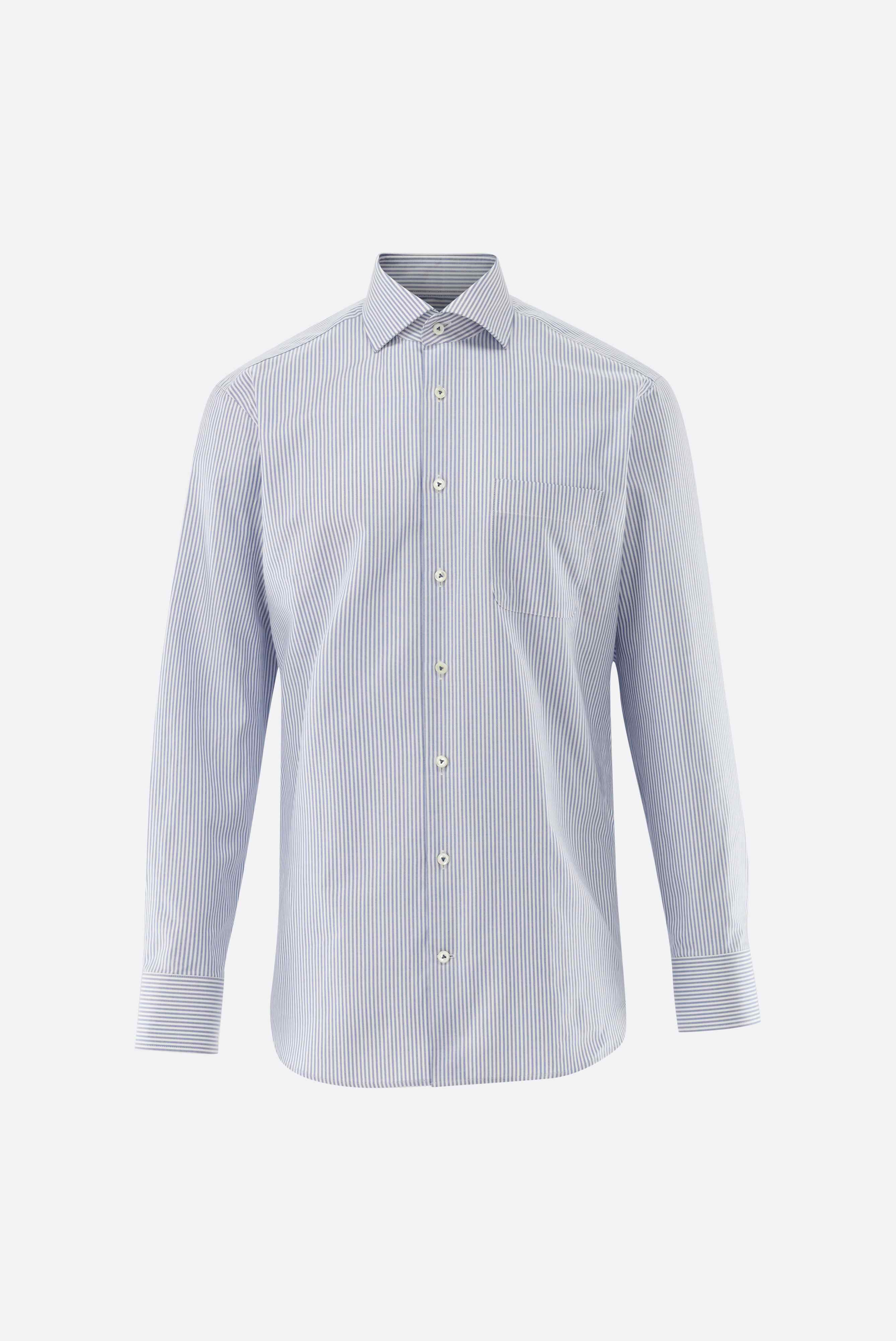 Gestreiftes Oxfordhemd | mit Haifischkragen Comfort Fit