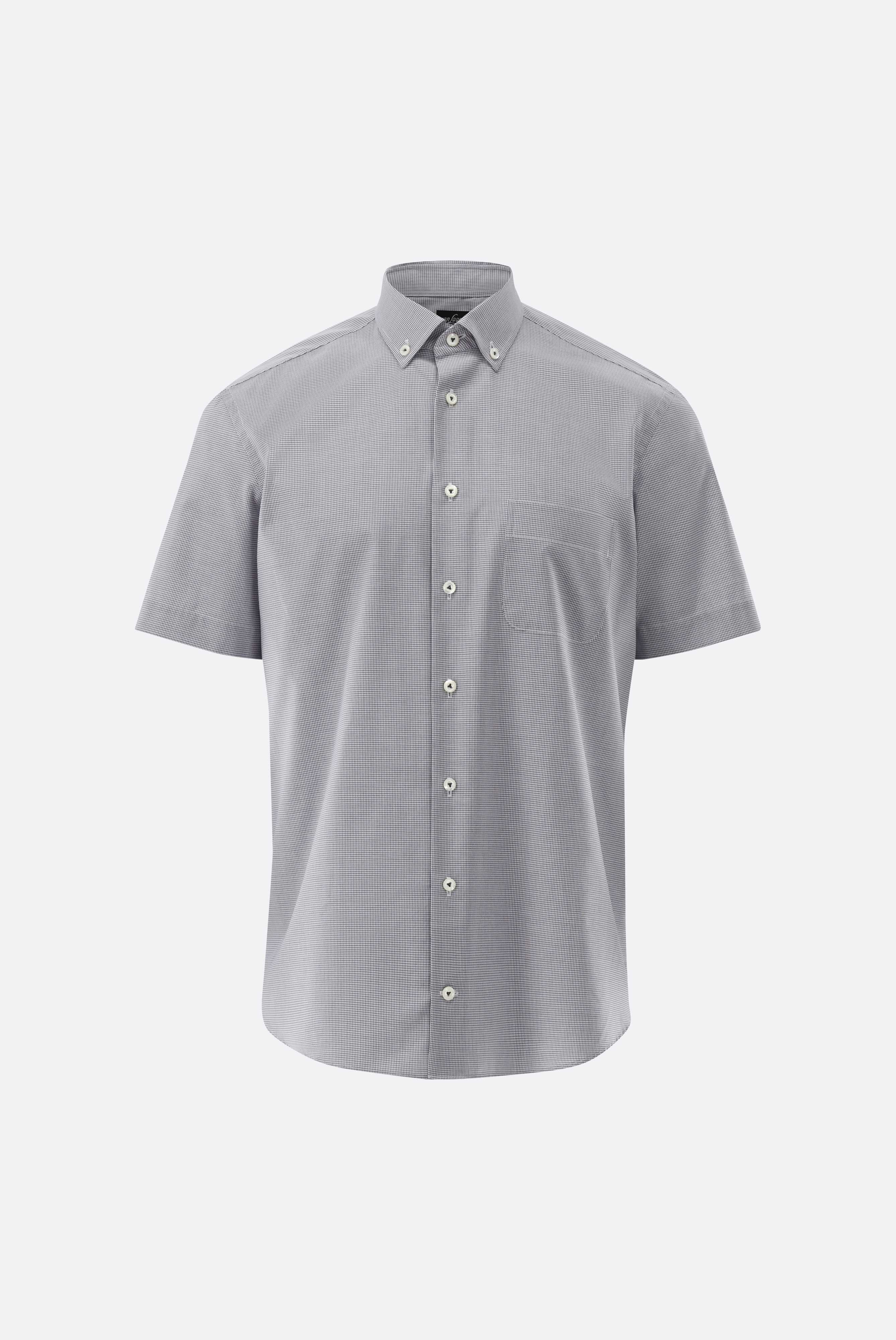Bügelfreies Kurzarm Hemd | kariert Tailor Fit