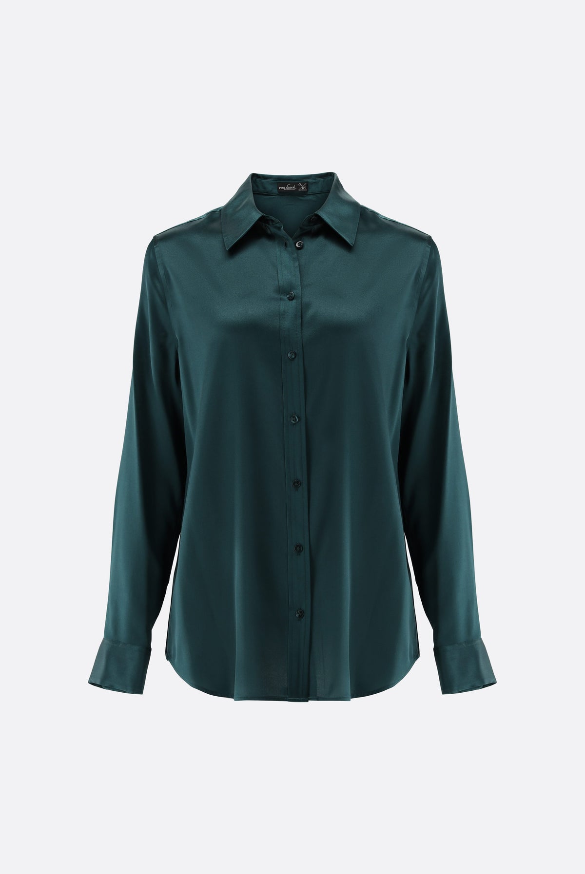 Hemdbluse | aus Seide tailliert
