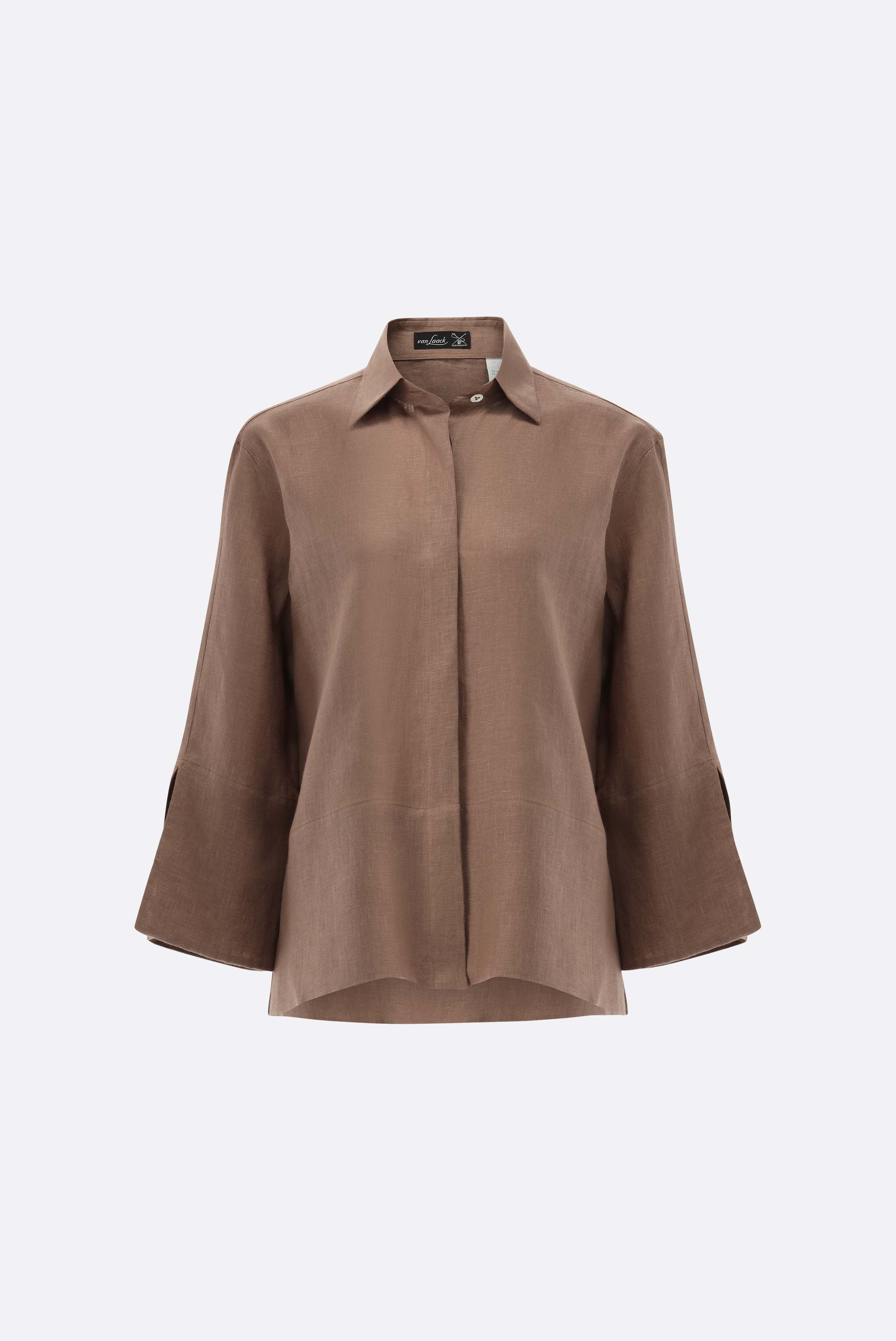 Van Laack-Leinenbluse | mit Seitenschlitzen Boxy Fit-Hemden & Blusen-Black-Deal-Outlet-by-ARCHIVIST