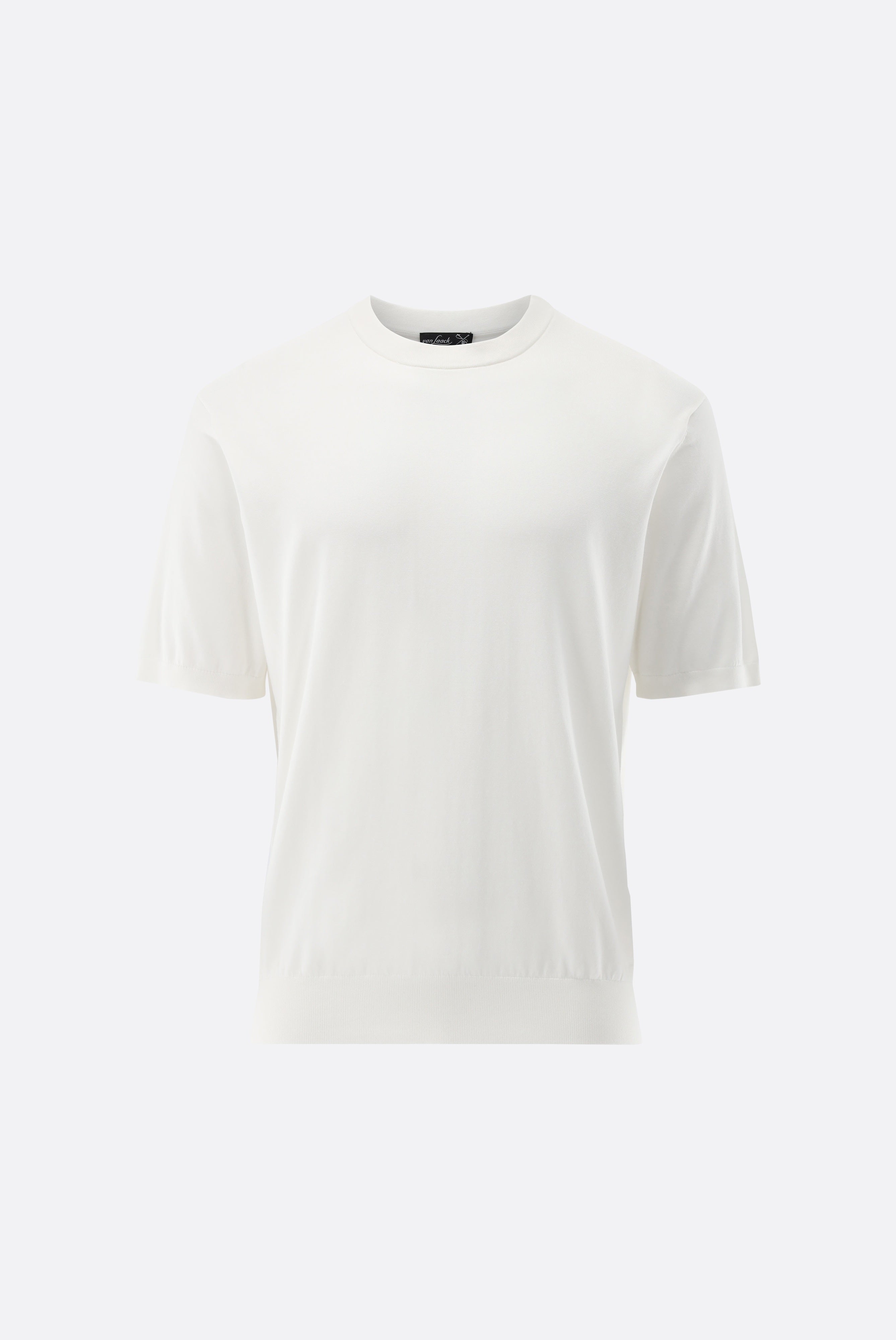 Strick T-Shirt | mit Baumwolle und Seide-Shirts-Van Laack-OUTLET-ARCHIVIST-ARCHIVE-SALE