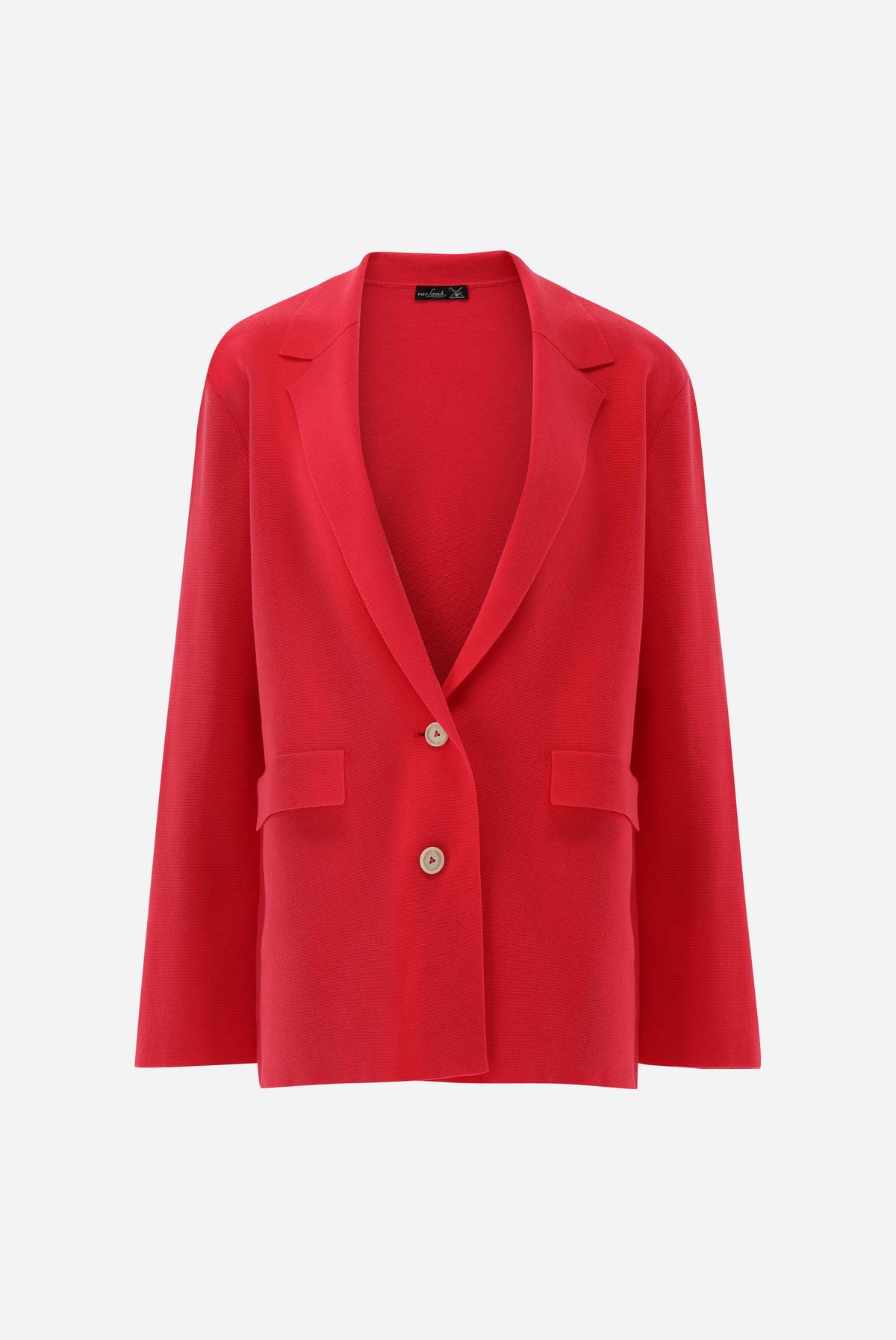 Van Laack-Strick Blazer aus Air Cotton-Jacken & Mäntel-Black-Deal-Outlet-by-ARCHIVIST