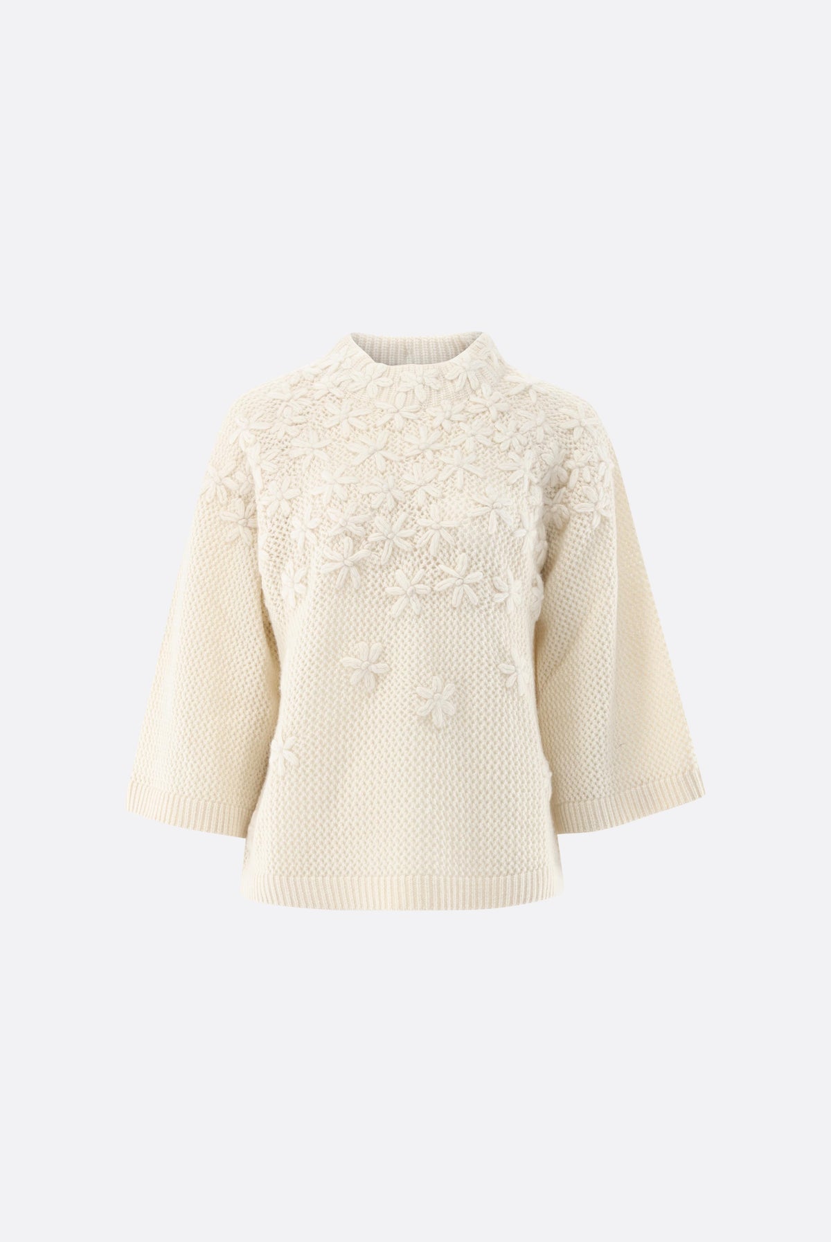 Pullover | mit 3D-Muster und Stehkragen-Strick & Pullover-Van Laack-OUTLET-ARCHIVIST-ARCHIVE-SALE