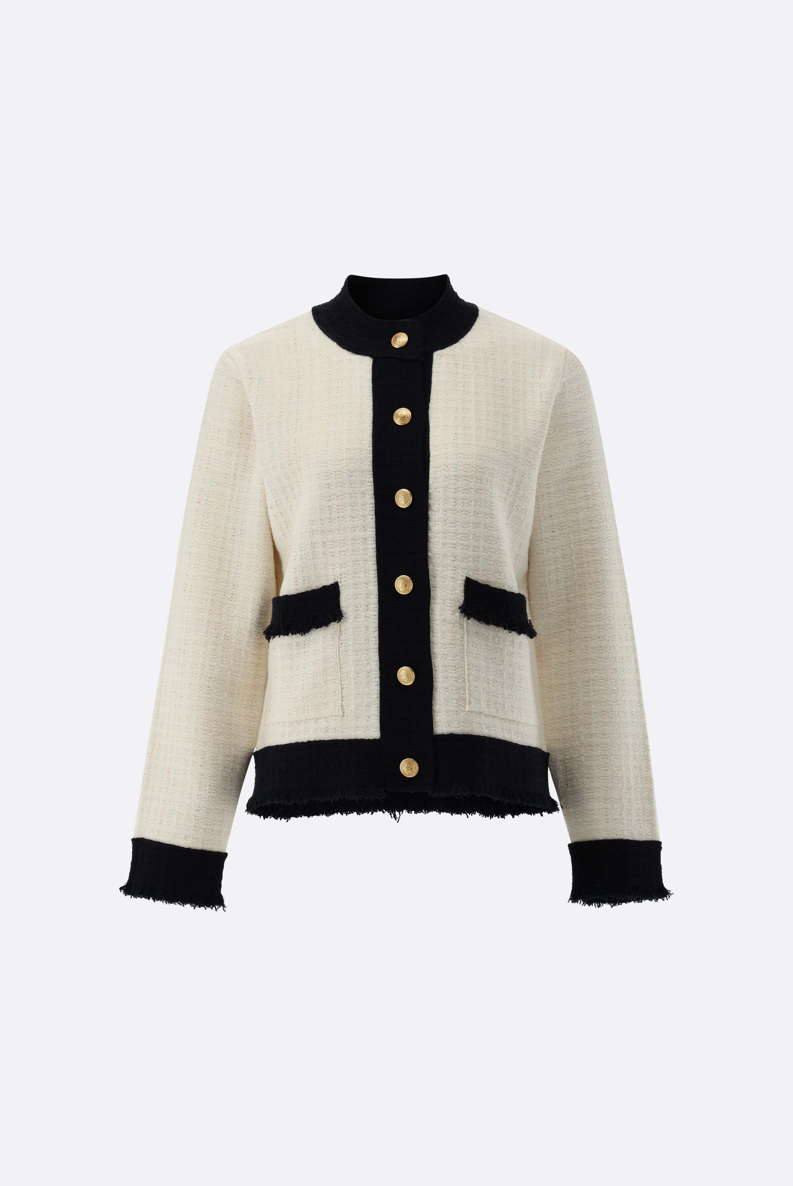 Blazer | aus gestricktem Tweed-Jacken & Mäntel-Van Laack-OUTLET-ARCHIVIST-ARCHIVE-SALE