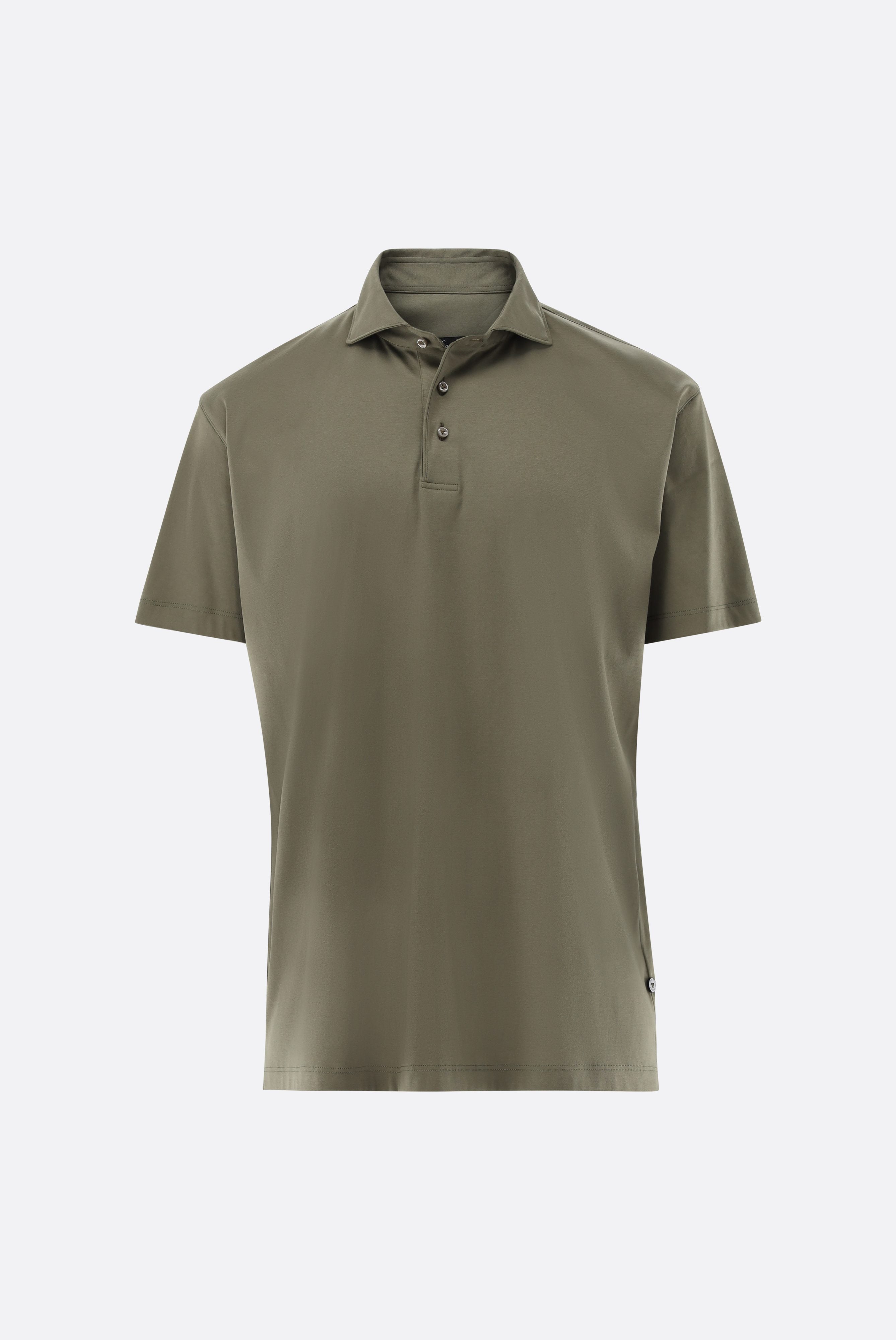 Van Laack-Poloshirt | mit Langarm aus Schweizer Baumwolljersey-Hemden & Blusen-Black-Deal-Outlet-by-ARCHIVIST