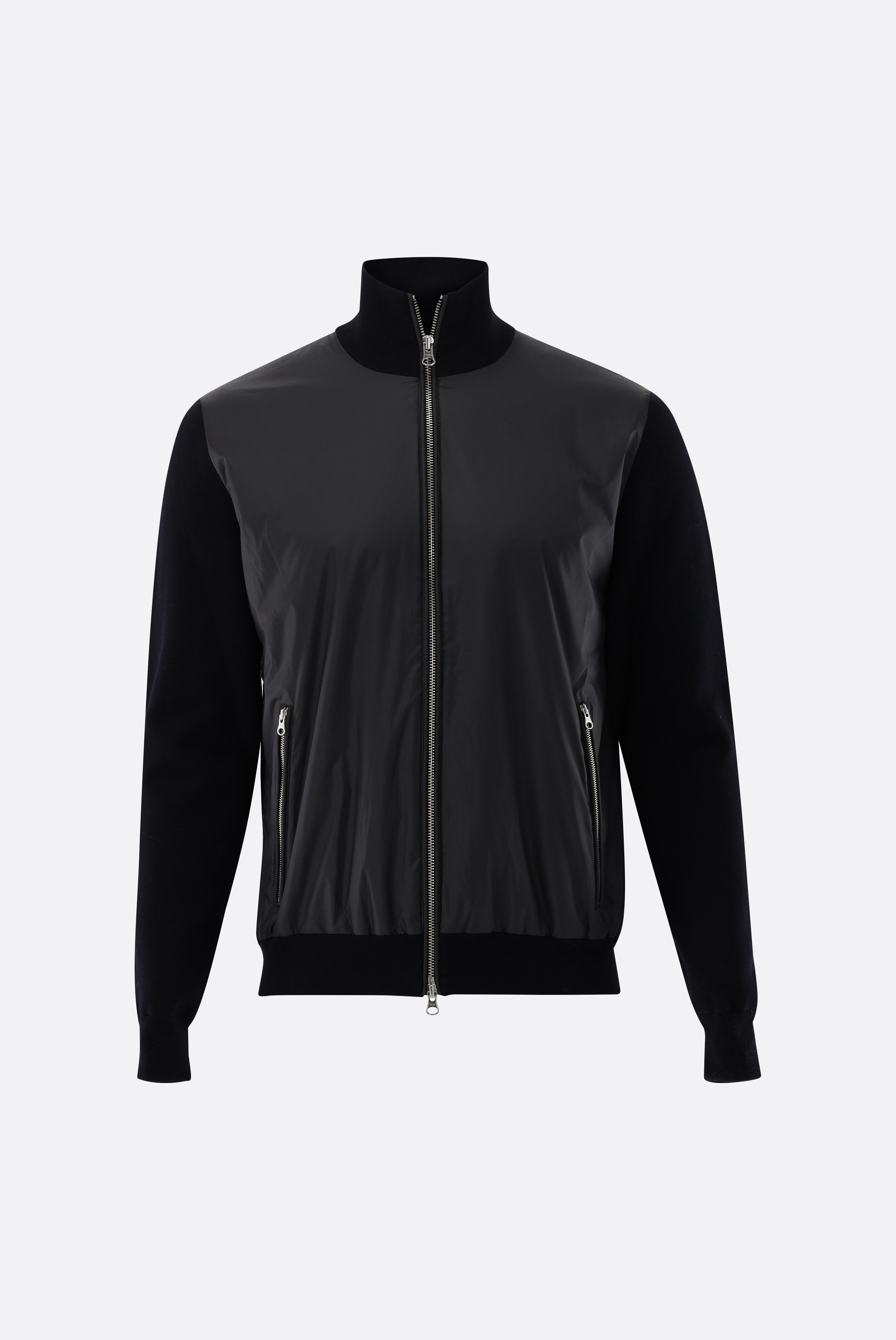 Hybrid-Strickjacke | mit Baumwolle