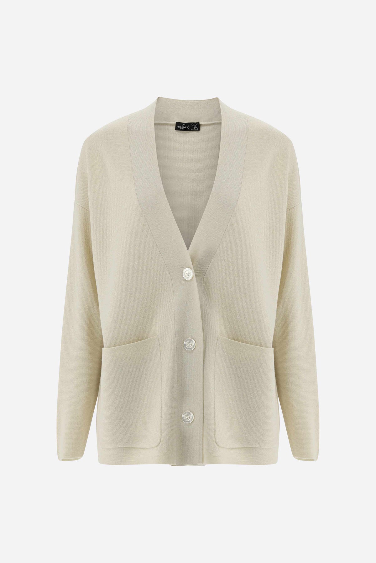 Van Laack-Cardigan | oversized mit Merino und Lame-Jacken & Mäntel-Black-Deal-Outlet-by-ARCHIVIST