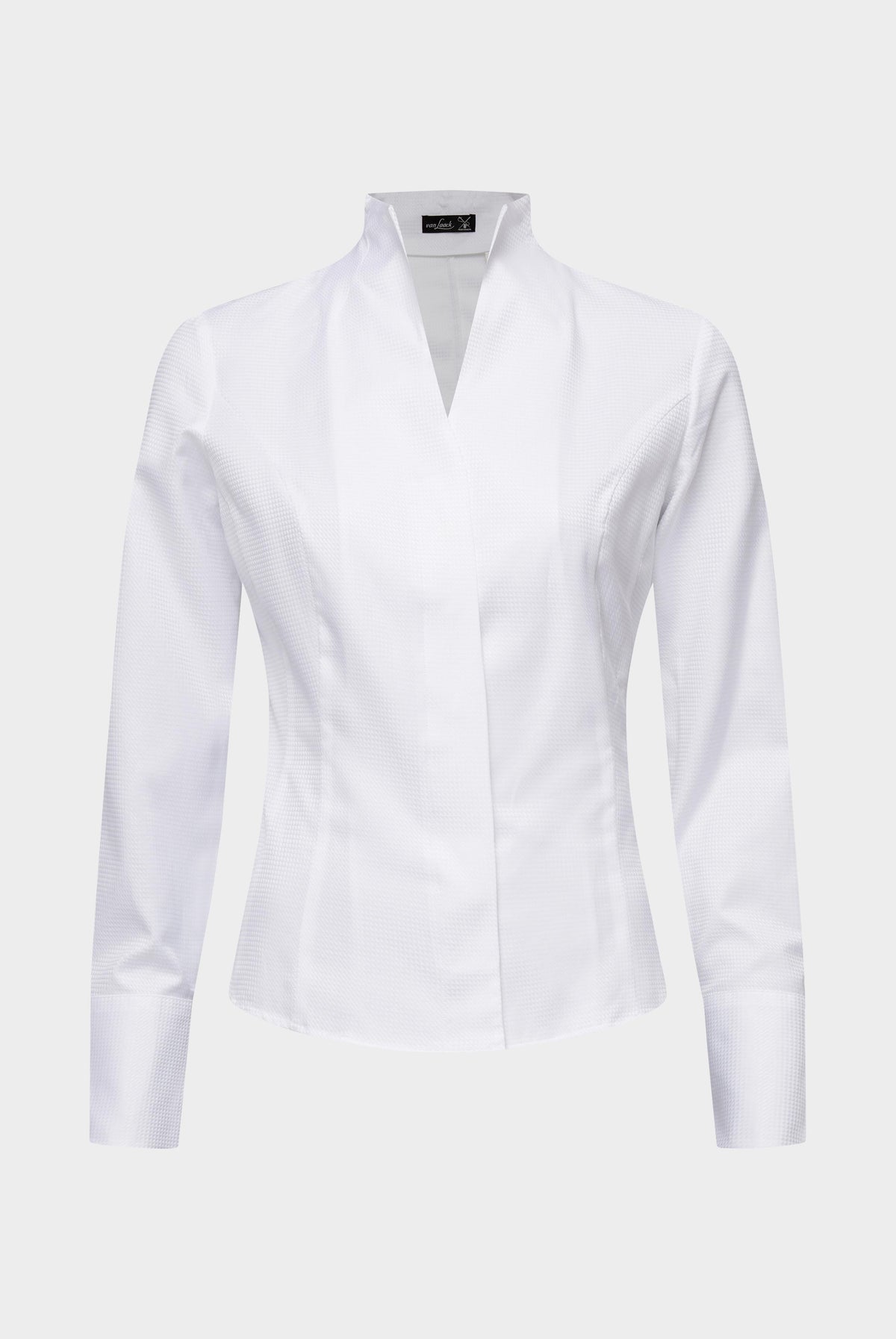Bügelfreie Twill Kelchkragenbluse-Hemden & Blusen-Van Laack-OUTLET-ARCHIVIST-ARCHIVE-SALE