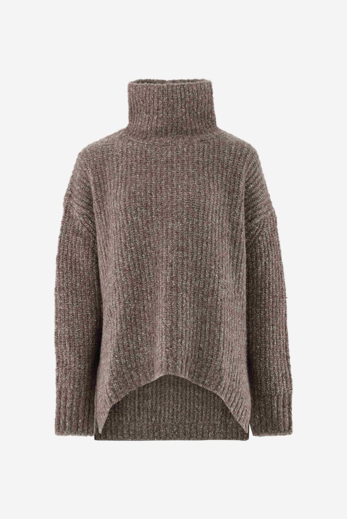Rollkragen-Pullover | mit Lama