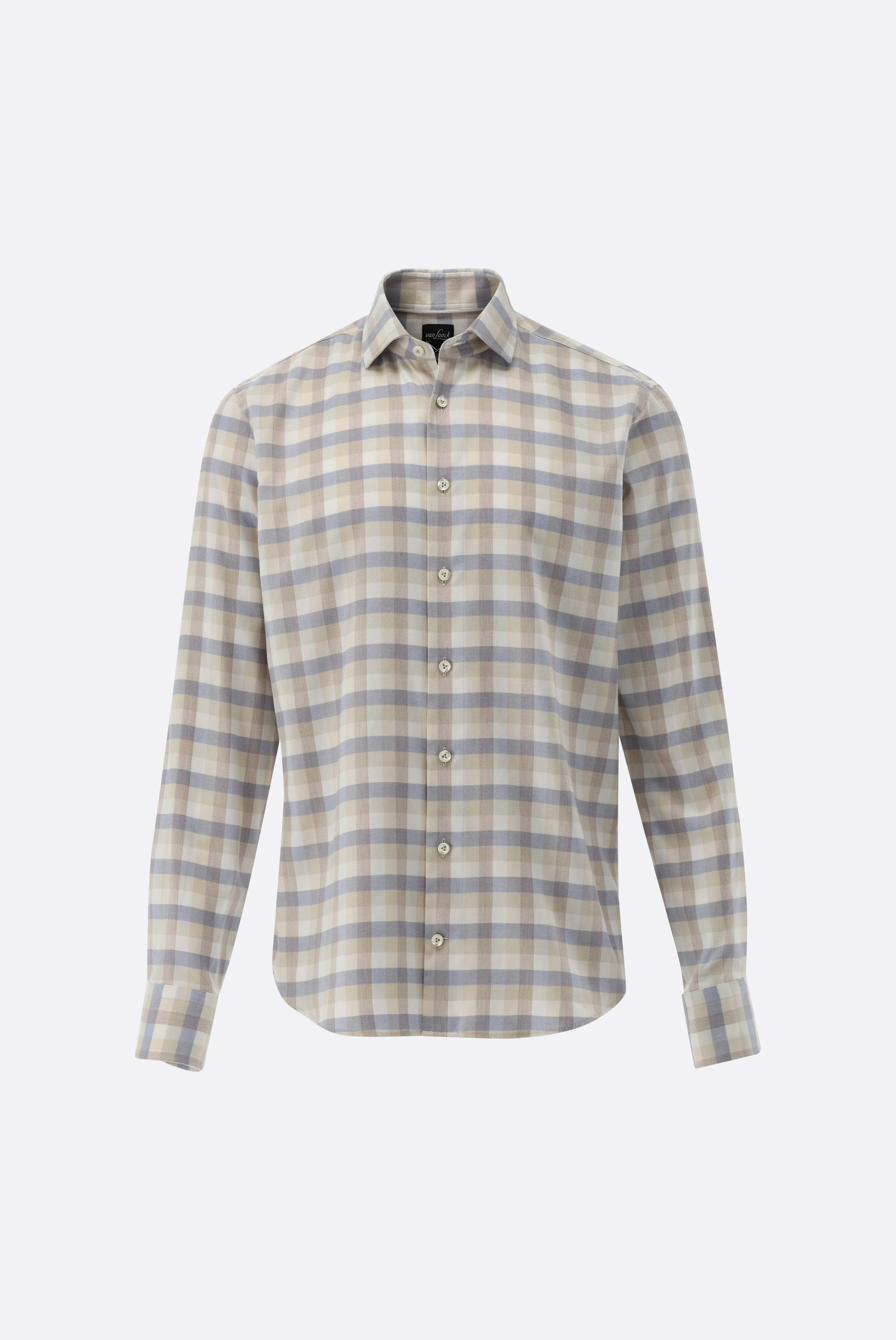 Flanellhemd | kariert Slim Fit
