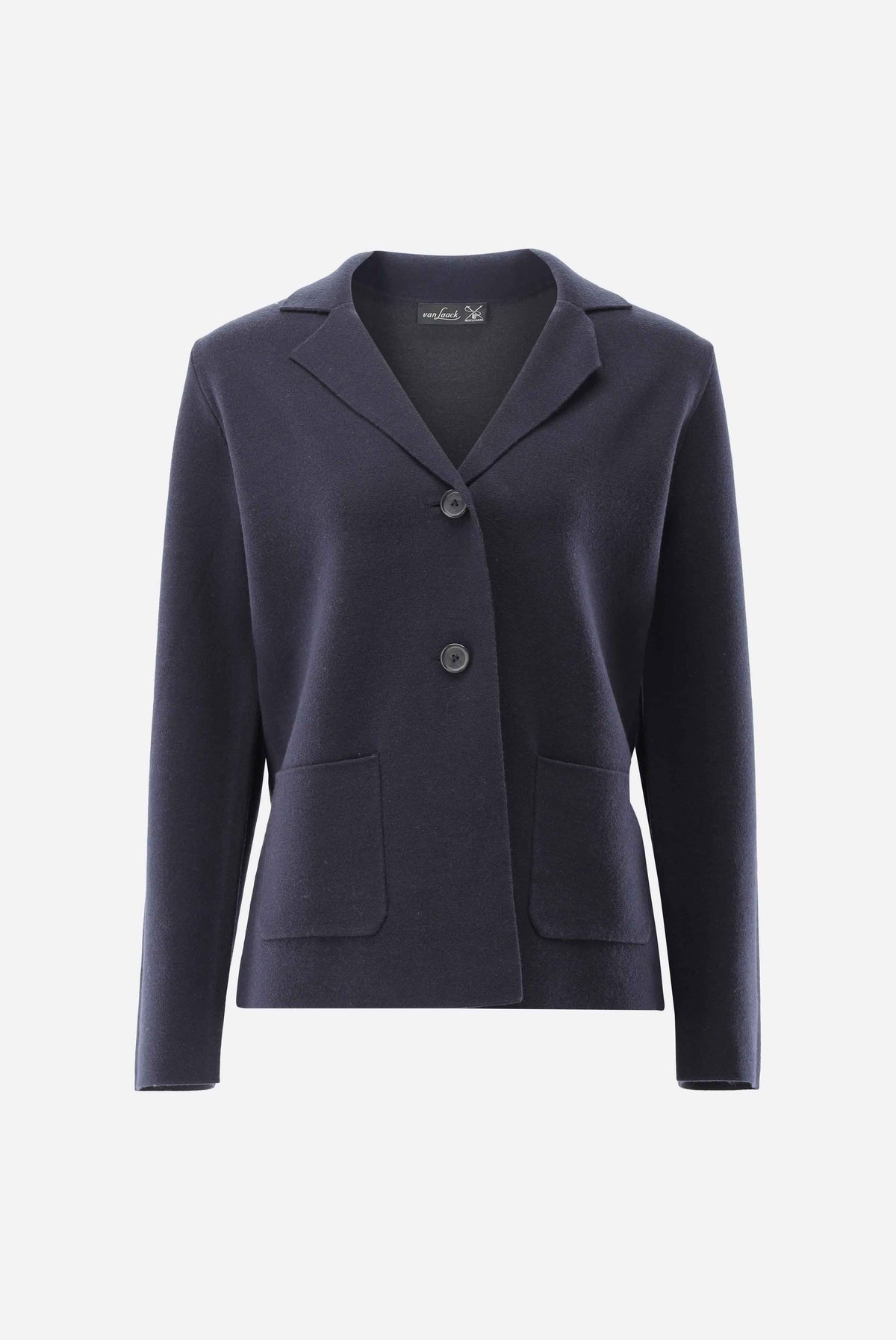 Blazer | zweifarbig gestrickt-Jacken & Mäntel-Van Laack-OUTLET-ARCHIVIST-ARCHIVE-SALE