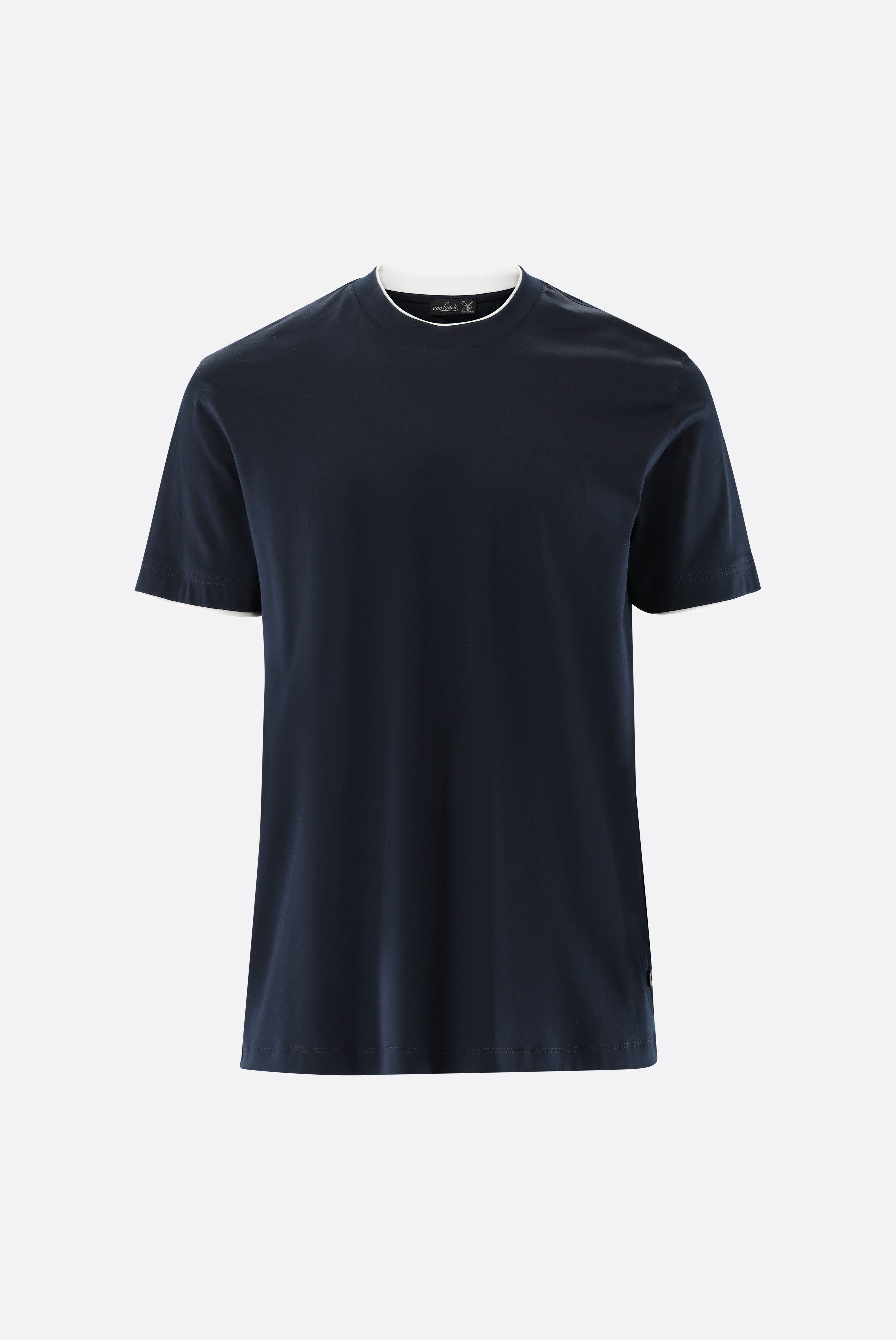 T-Shirt | Regular Fit mit Paspel-Shirts-Van Laack-OUTLET-ARCHIVIST-ARCHIVE-SALE