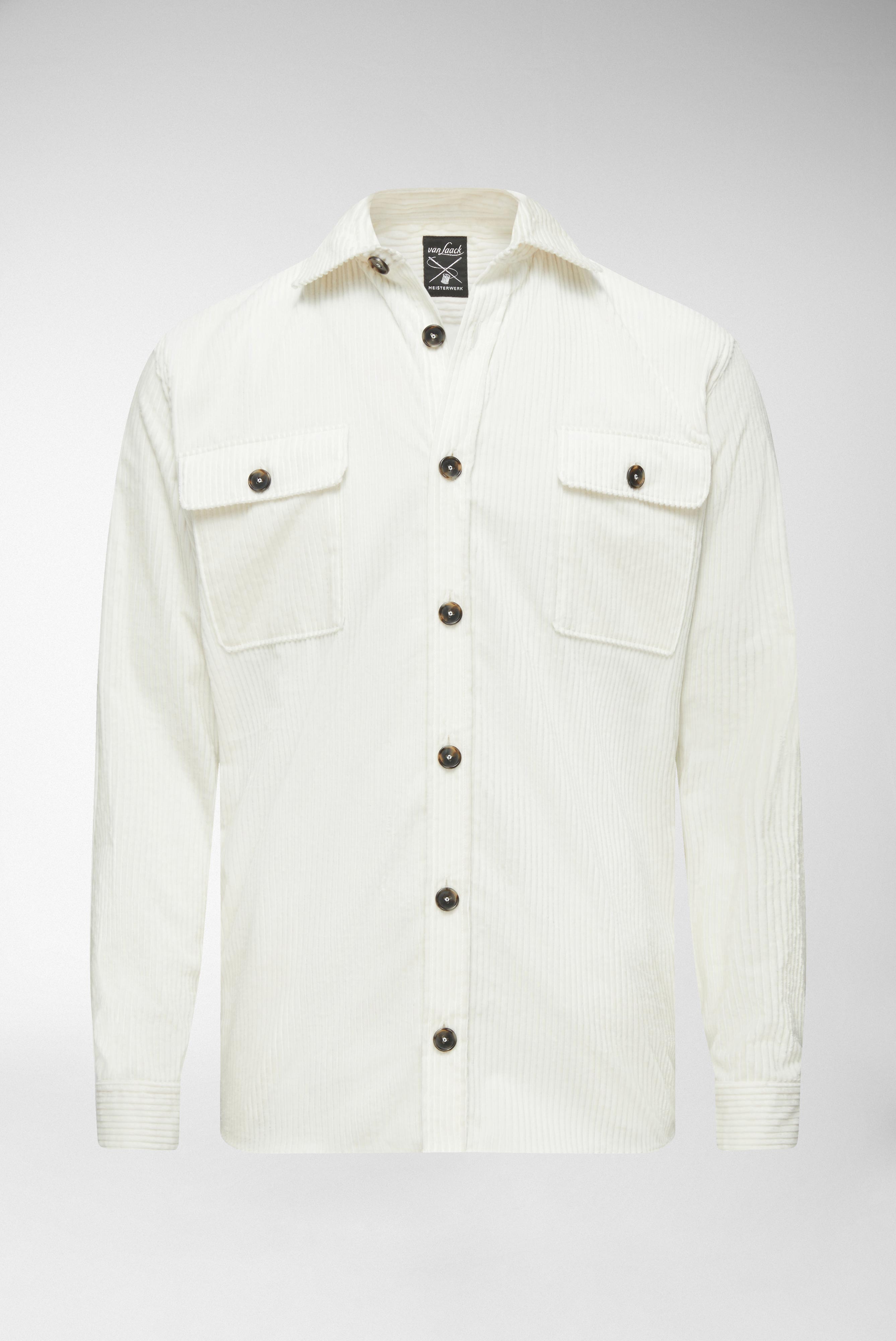 Van Laack-Cord Overshirt Offwhite-Hemden & Blusen-Black-Deal-Outlet-by-ARCHIVIST