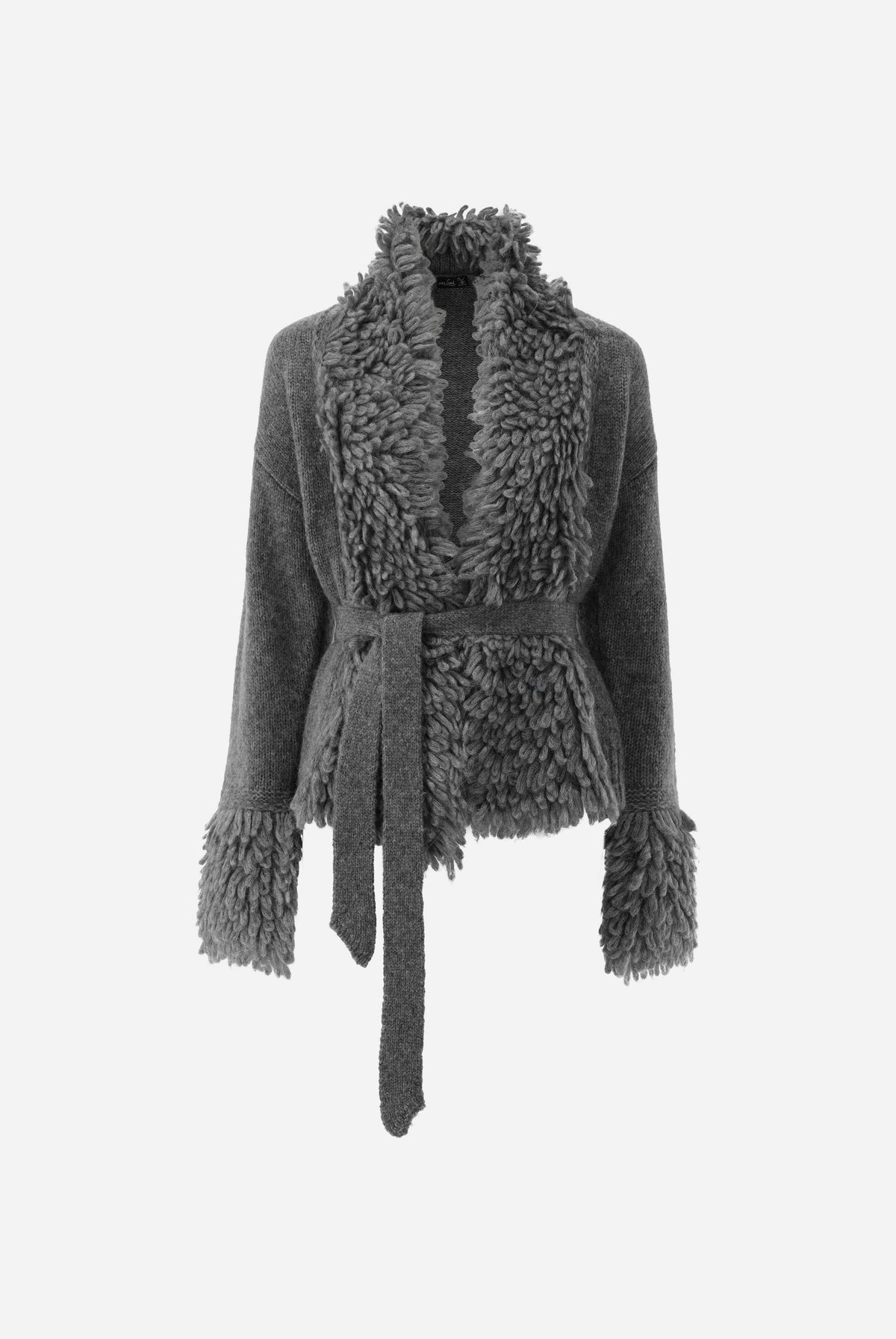Strickjacke | mit Fransen und Bindegürtel-Jacken & Mäntel-Van Laack-OUTLET-ARCHIVIST-ARCHIVE-SALE