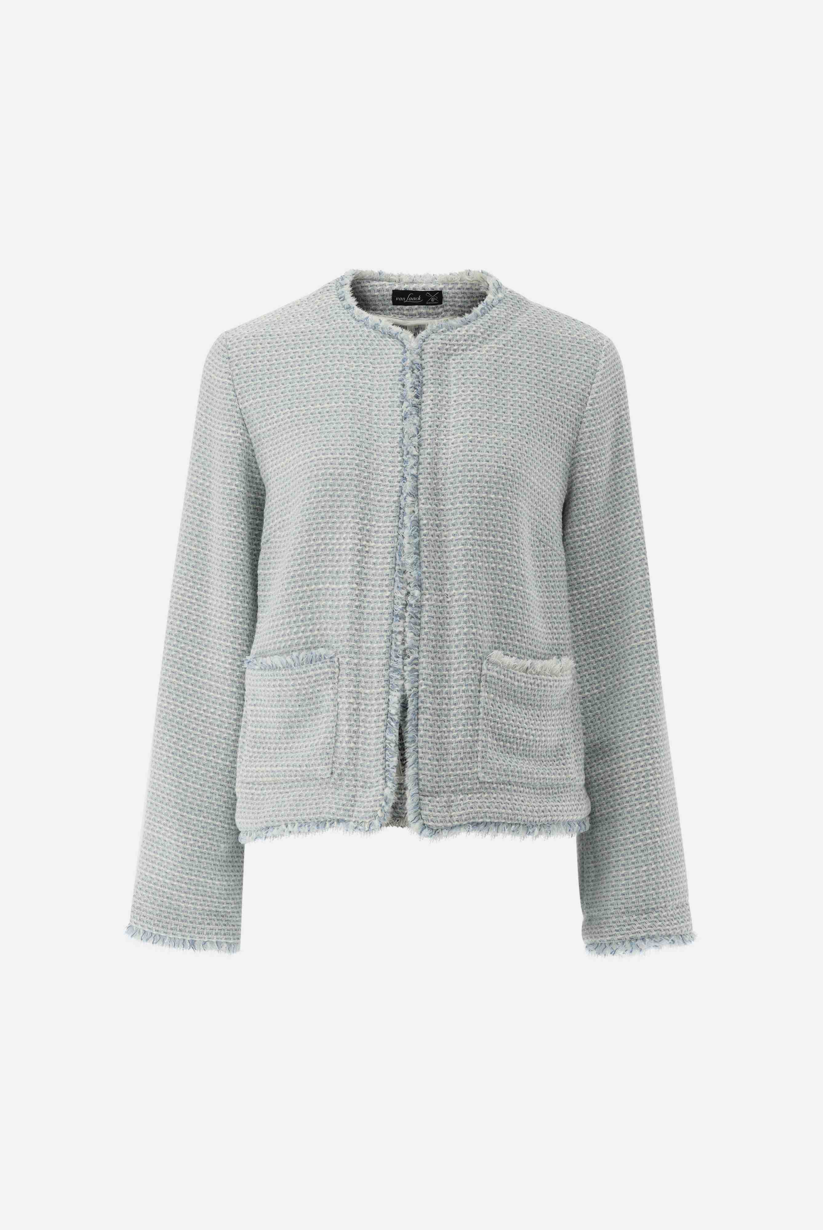 Van Laack-Jacke | aus Bouclé mit Fransen-Jacken & Mäntel-Black-Deal-Outlet-by-ARCHIVIST