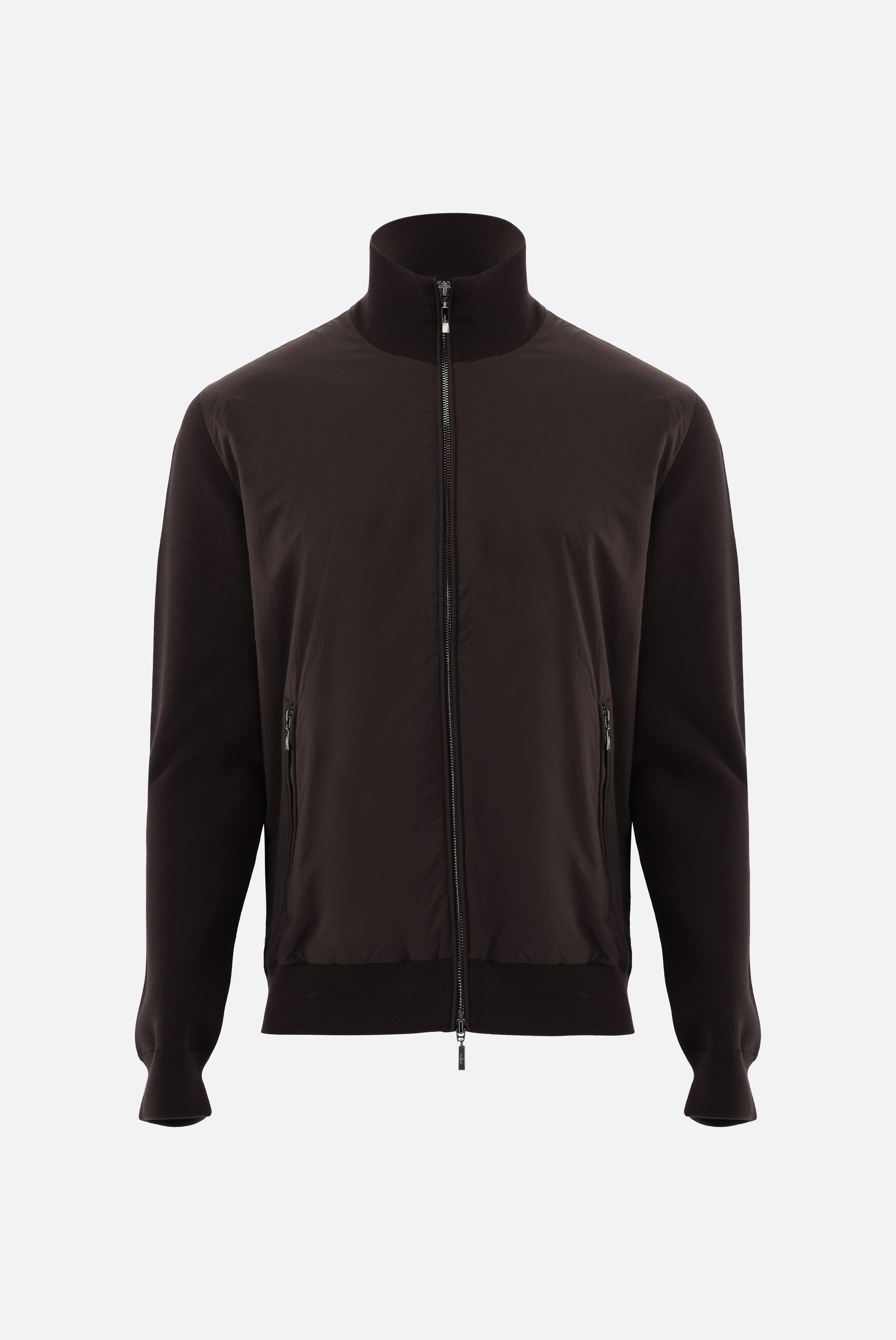 Hybrid-Strickjacke | mit Baumwolle