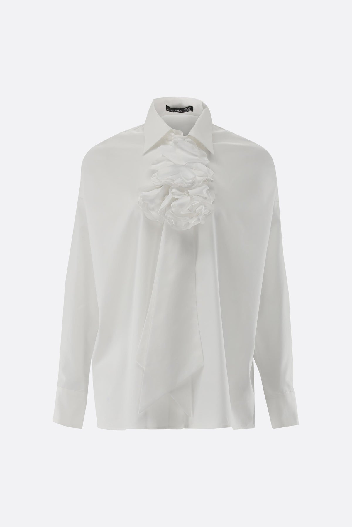 Hemdbluse | mit abnehmbarer Rosen-Schleife-Hemden & Blusen-Van Laack-OUTLET-ARCHIVIST-ARCHIVE-SALE