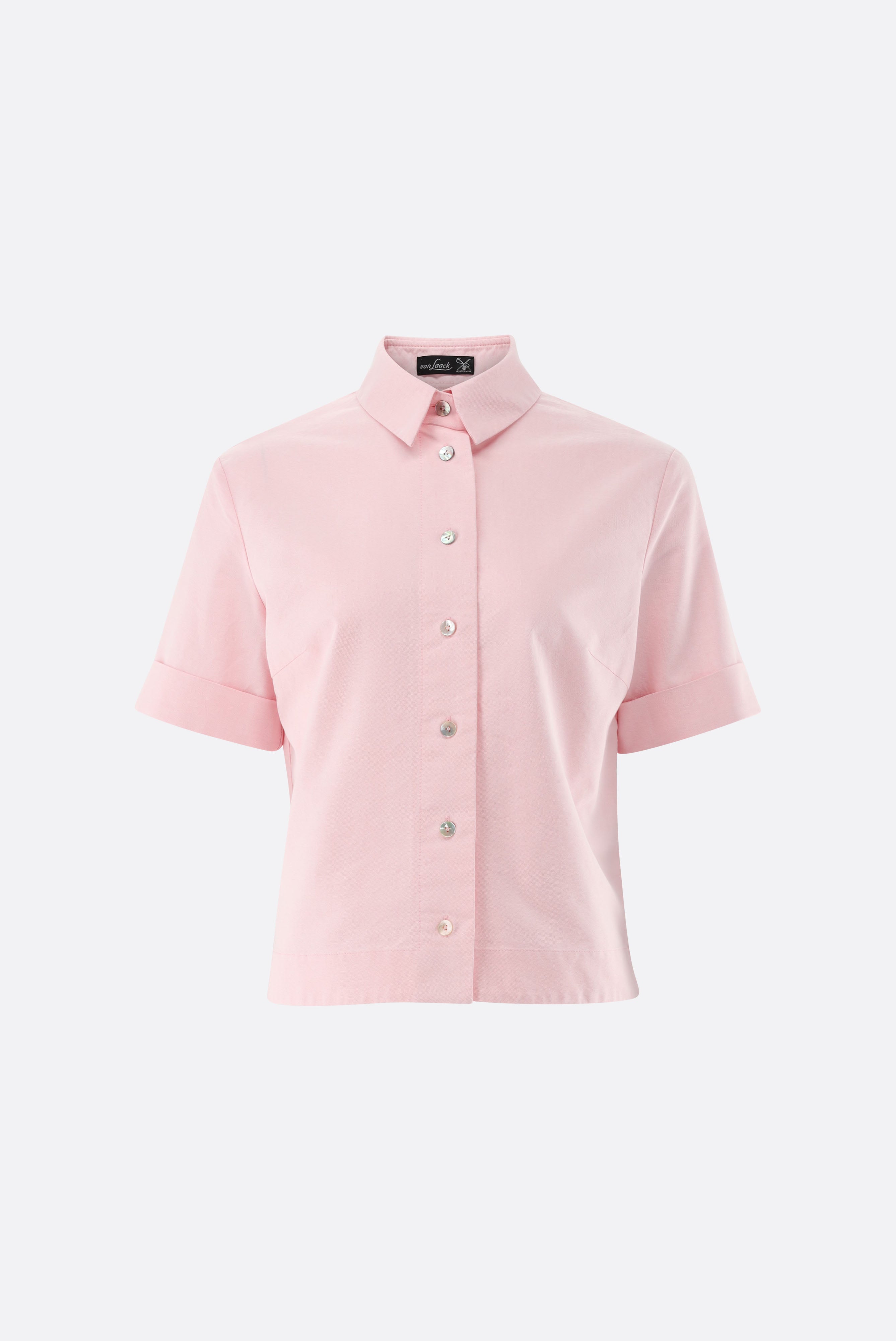 Kurzarm Hemdbluse | aus Oxford