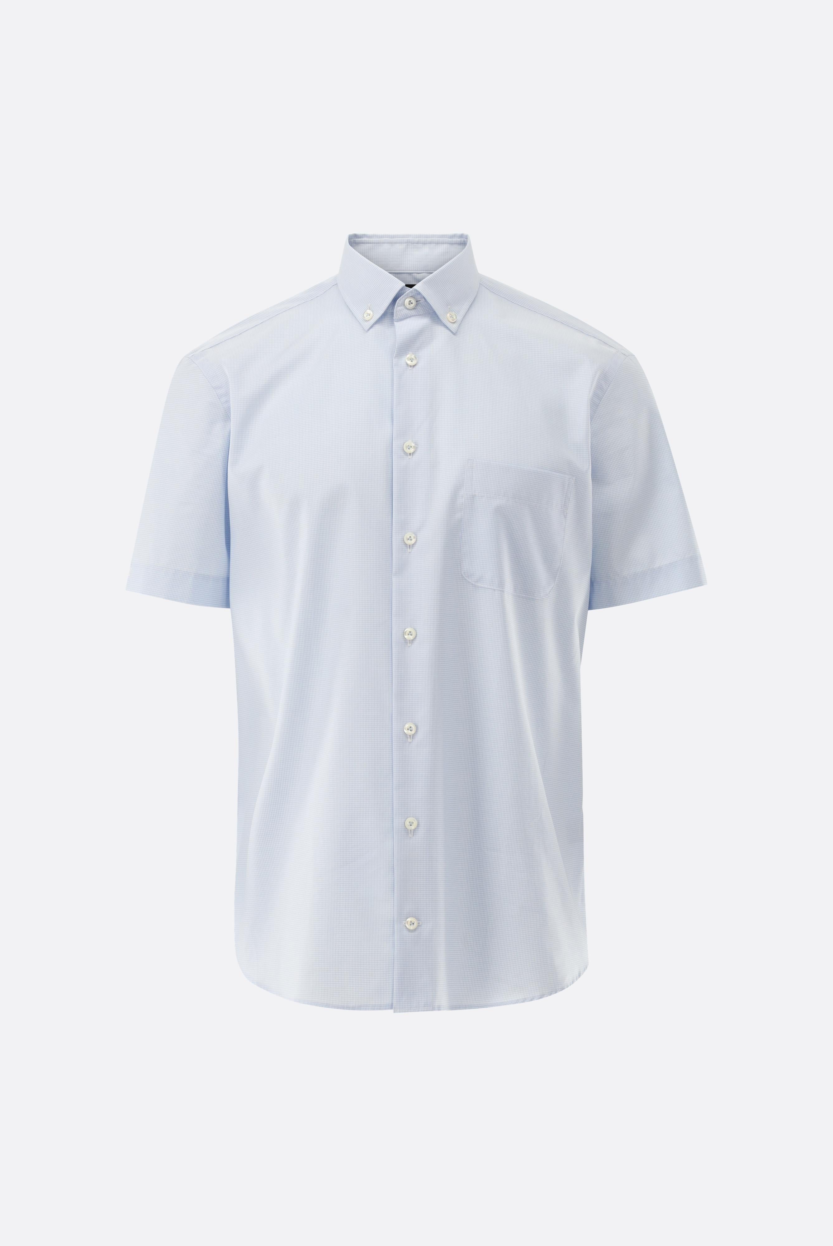 Bügelfreies Kurzarm Hemd | kariert Tailor Fit