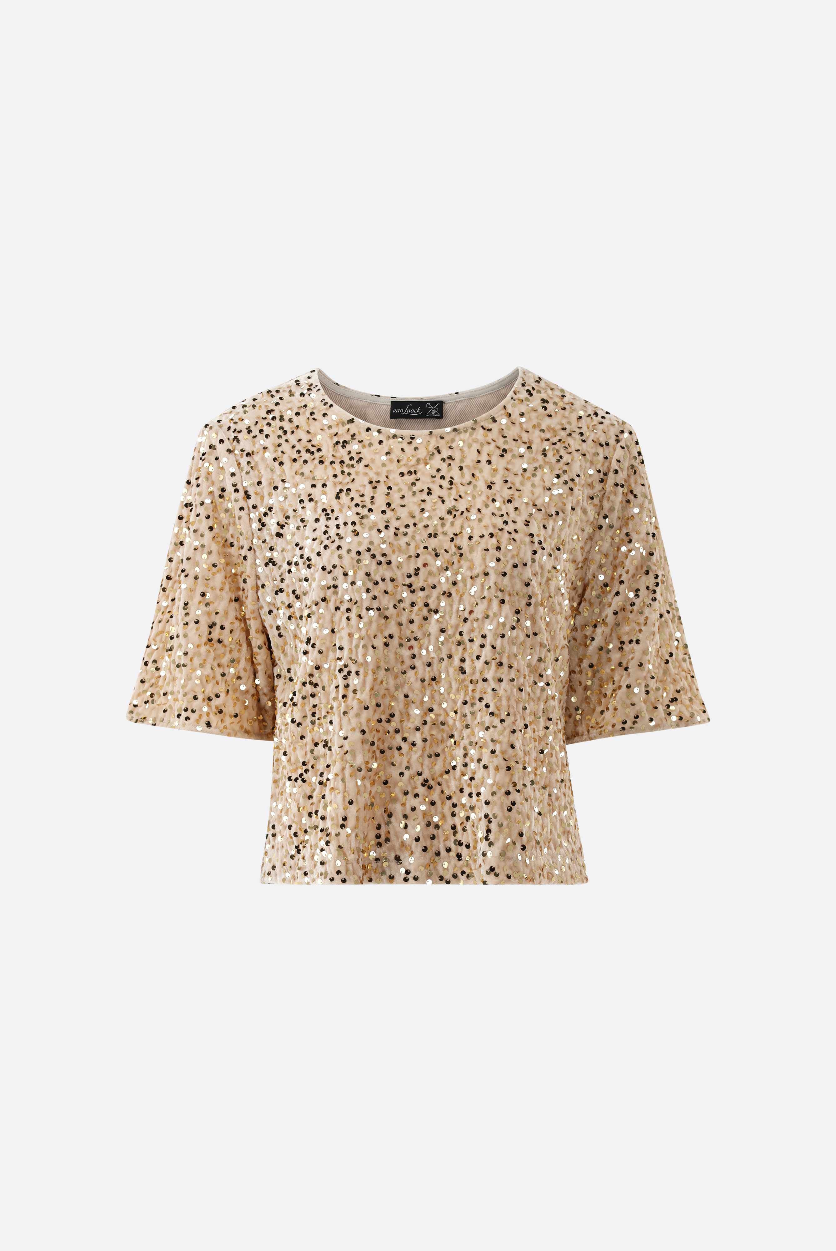 Top | mit Pailletten-Hemden & Blusen-Van Laack-OUTLET-ARCHIVIST-ARCHIVE-SALE