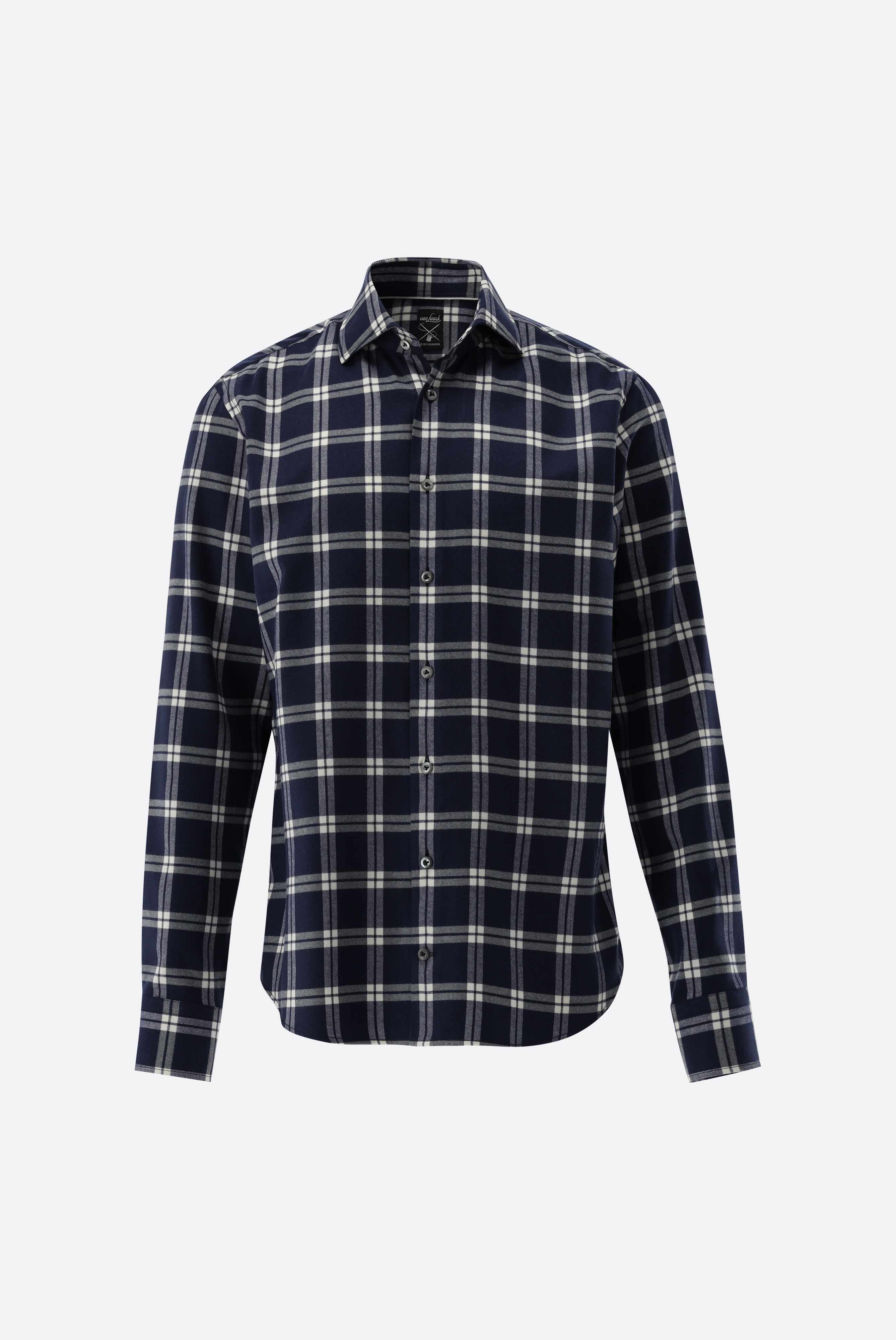 Flanellhemd | kariert Tailor Fit
